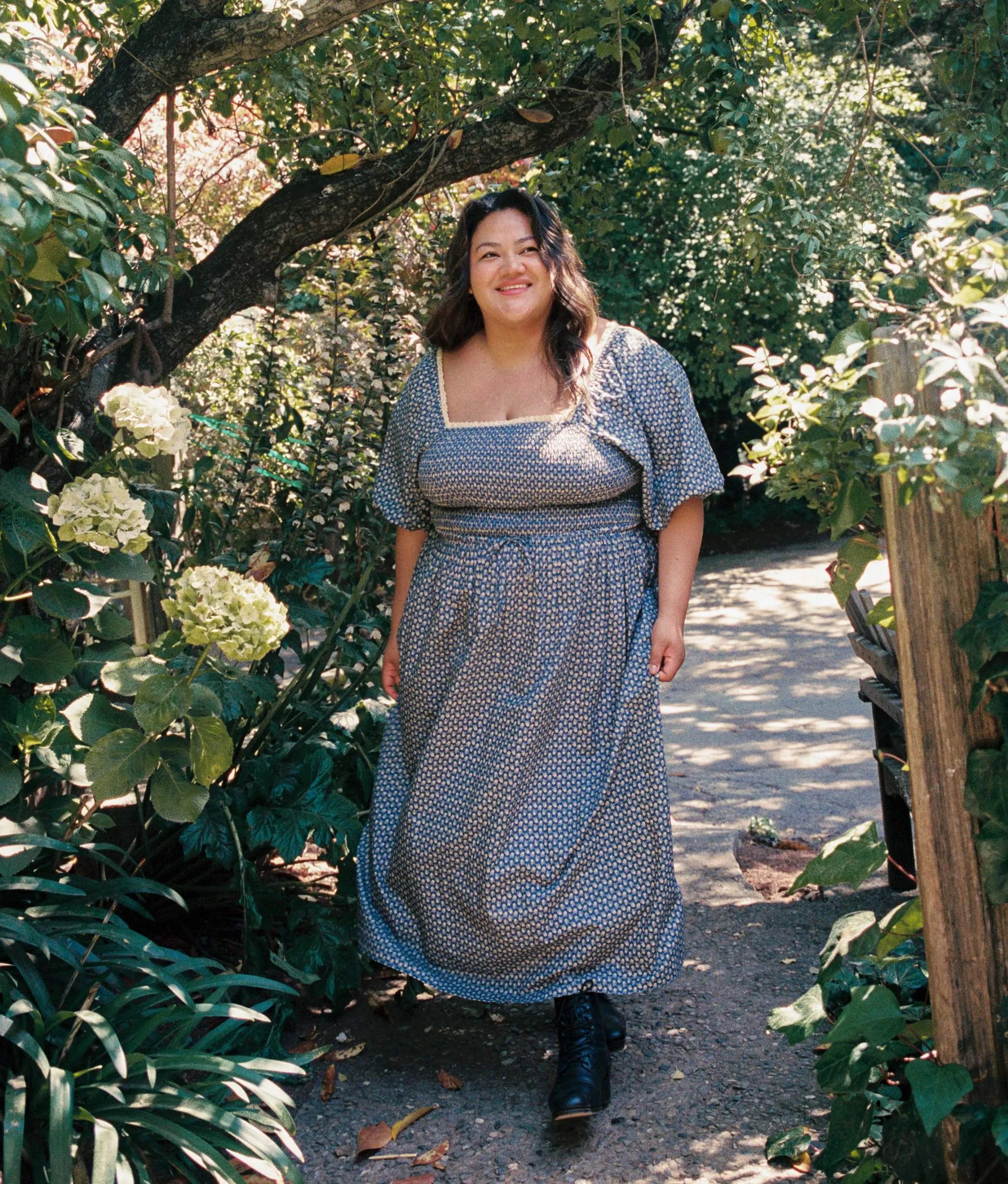 The Katrina Dress Extended | Aster Indigo sold by Christy Dawn product image thumbnail 2