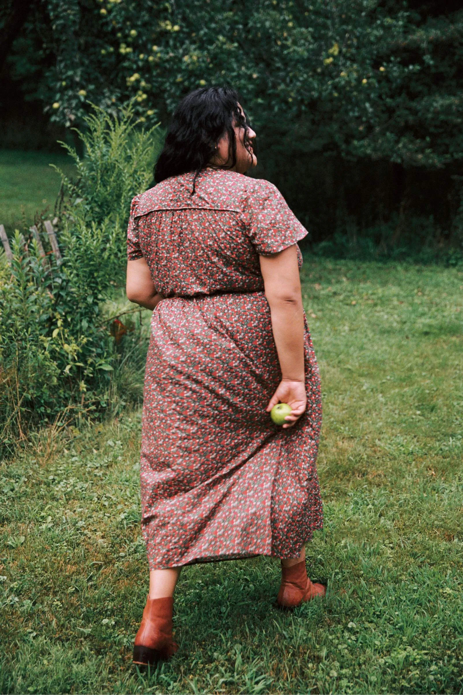 The Dawn Dress Extended | Evergreen Apple Harvest sold by Christy Dawn product image thumbnail 4