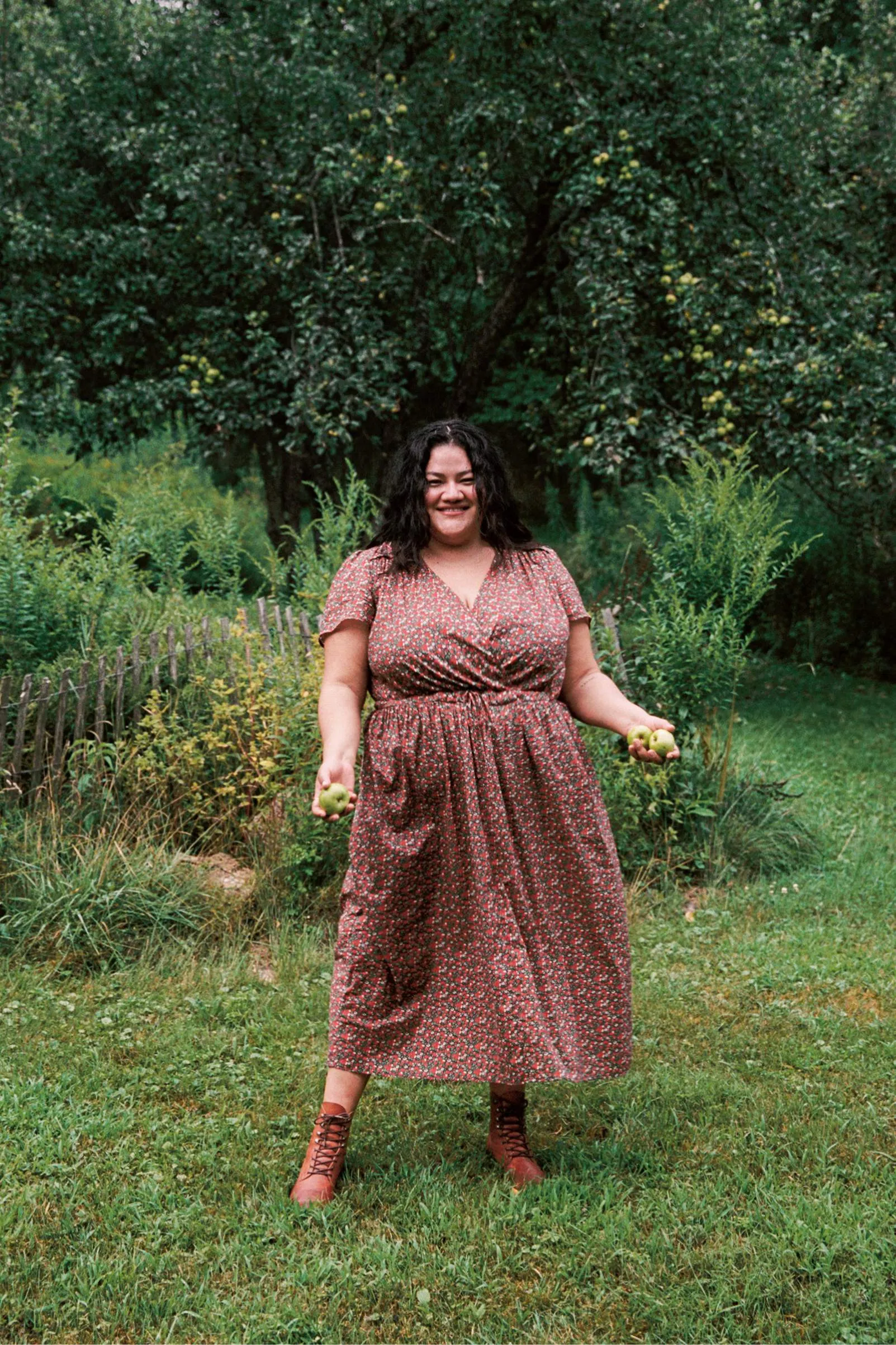 The Dawn Dress Extended | Evergreen Apple Harvest sold by Christy Dawn product image thumbnail 3