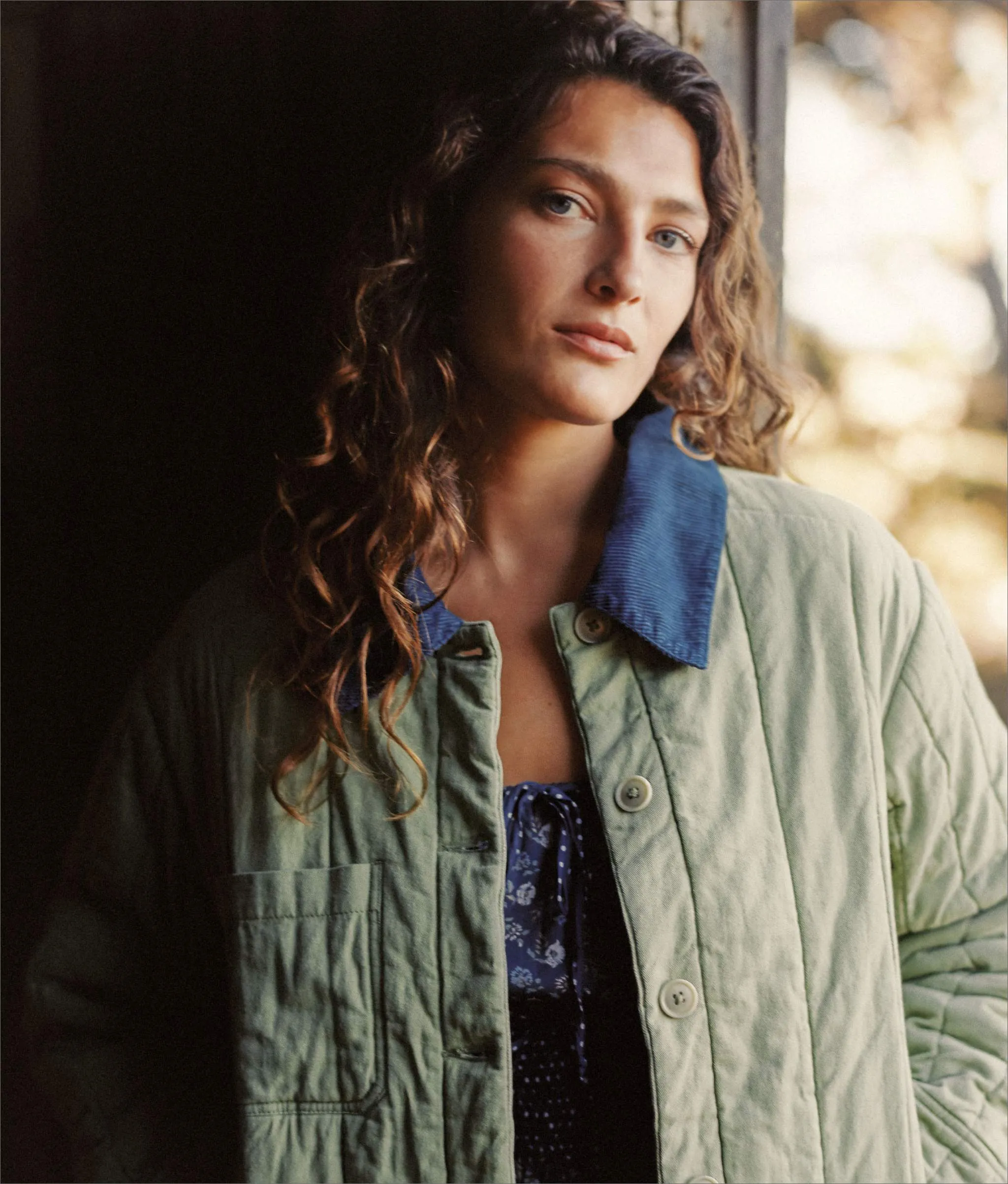 The Duncan Jacket | Olive sold by Christy Dawn product image thumbnail 2