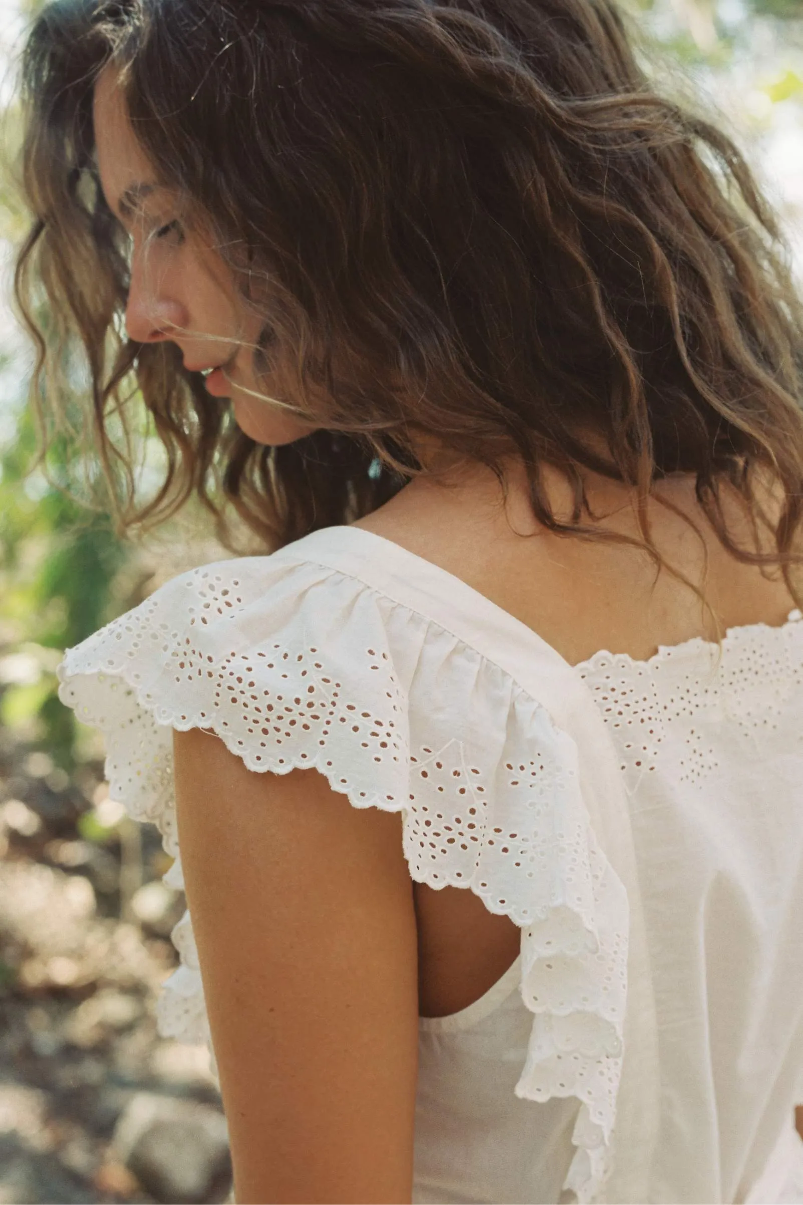 The Gianni Blouse | Pearl sold by Christy Dawn product image thumbnail 2