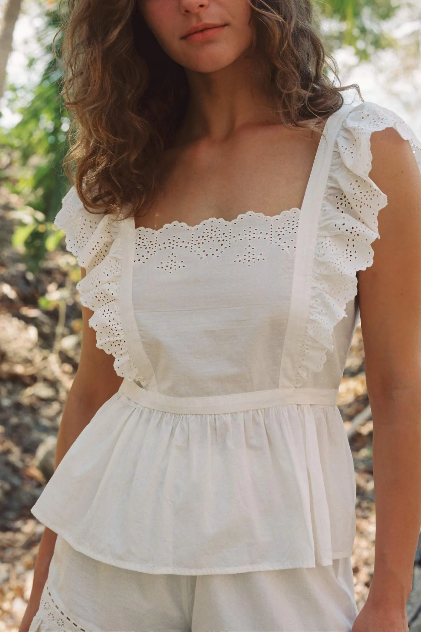 The Gianni Blouse | Pearl sold by Christy Dawn