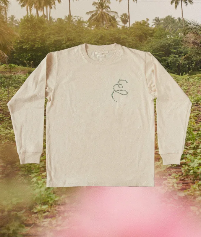 Regeneration Long Sleeve Tee | Natural sold by Christy Dawn
