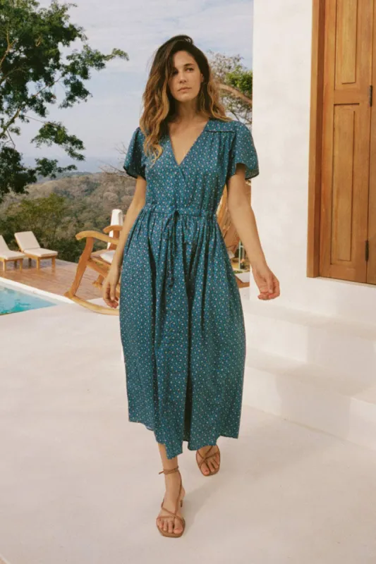 The Dawn Dress Petites | Essence Blue sold by Christy Dawn