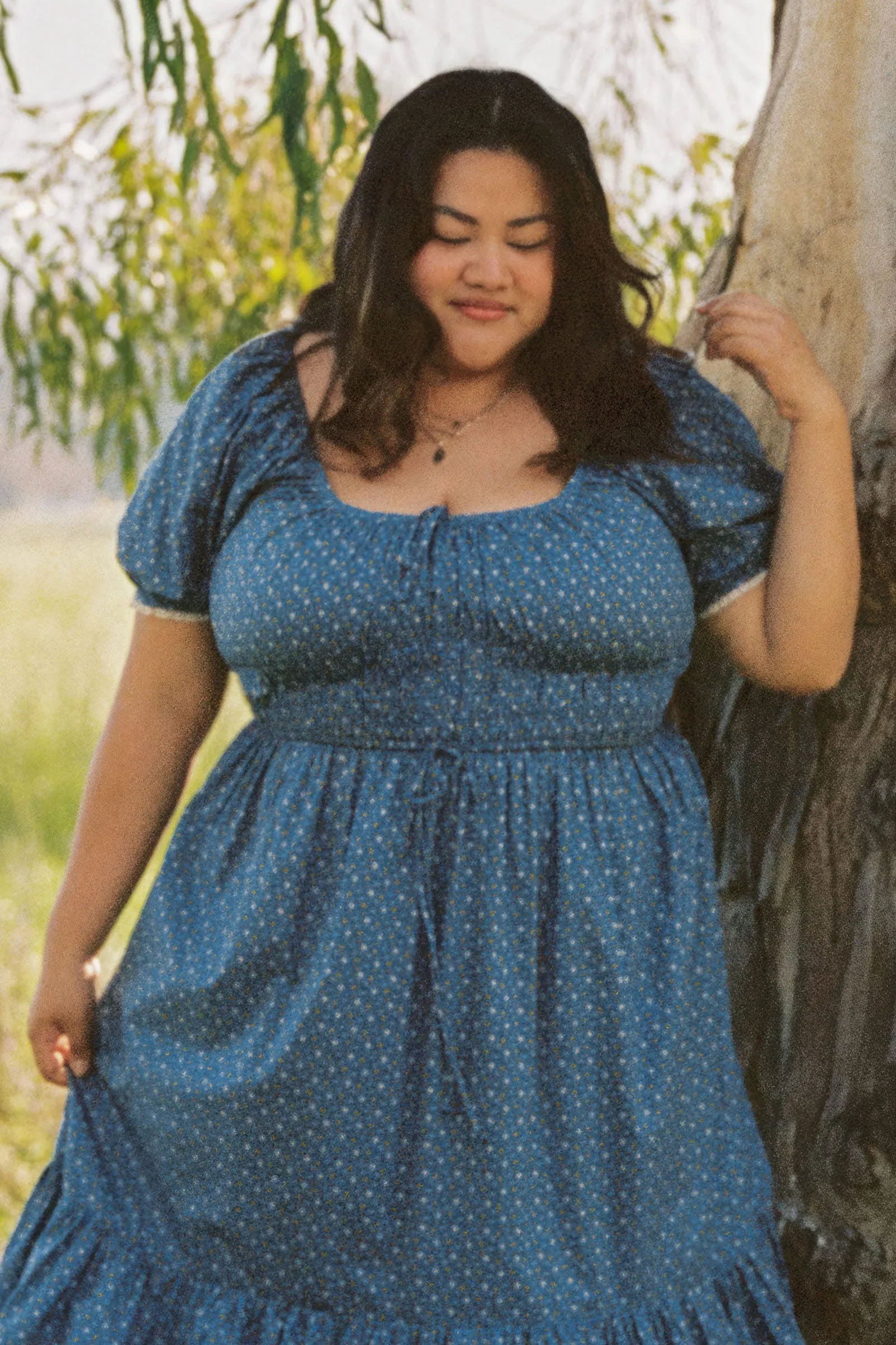 The Brynne Dress Extended | Essence Blue sold by Christy Dawn product image thumbnail 2
