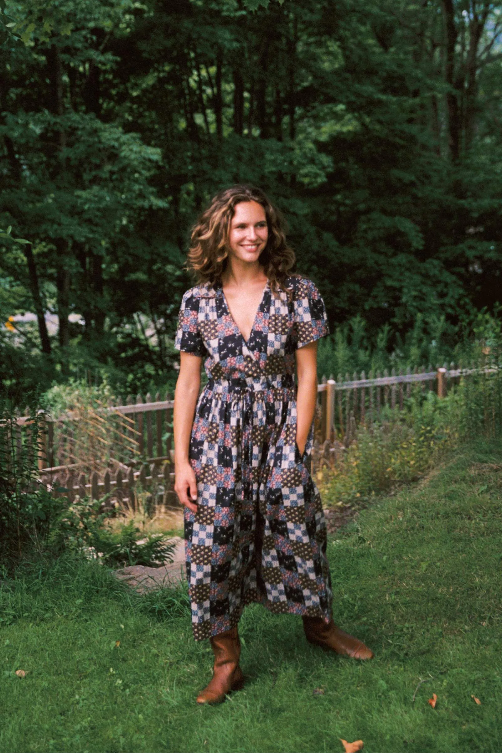 The Dawn Dress Petites | Harvest Patchwork sold by Christy Dawn product image thumbnail 2