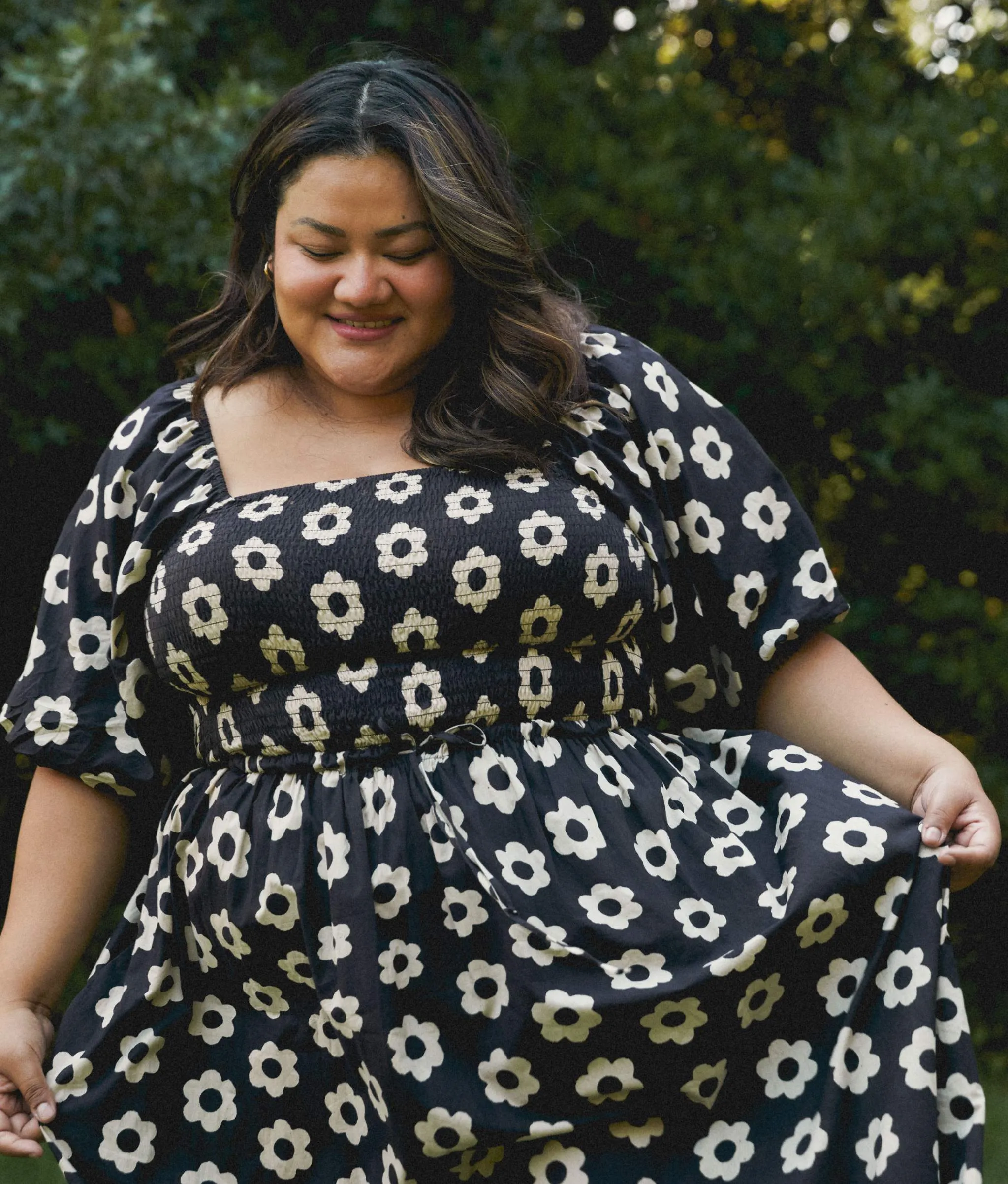 The Katrina Dress Extended | Noir Daisy sold by Christy Dawn