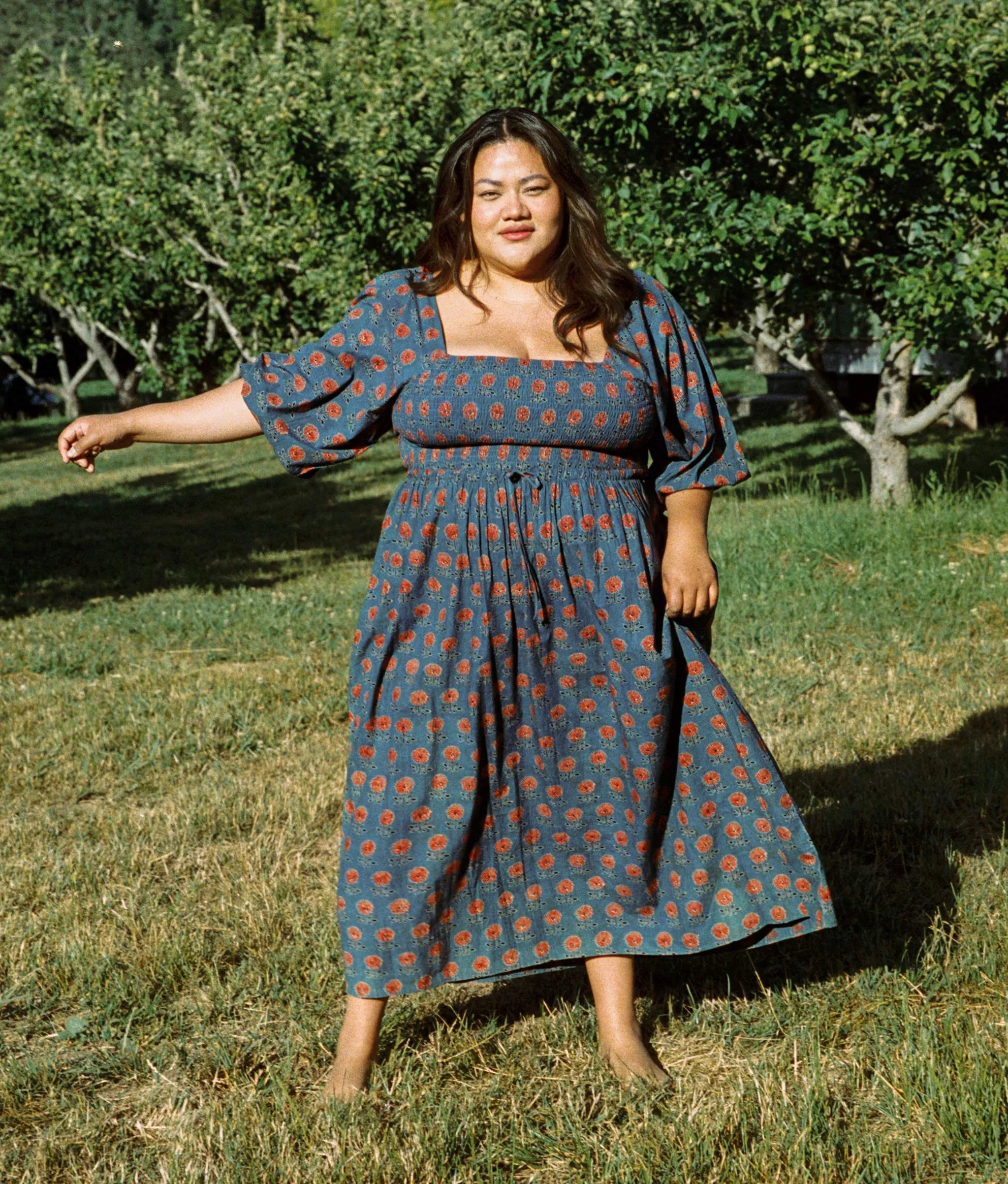 The Katrina Dress Extended | Indigo Sunflower sold by Christy Dawn product image thumbnail 5