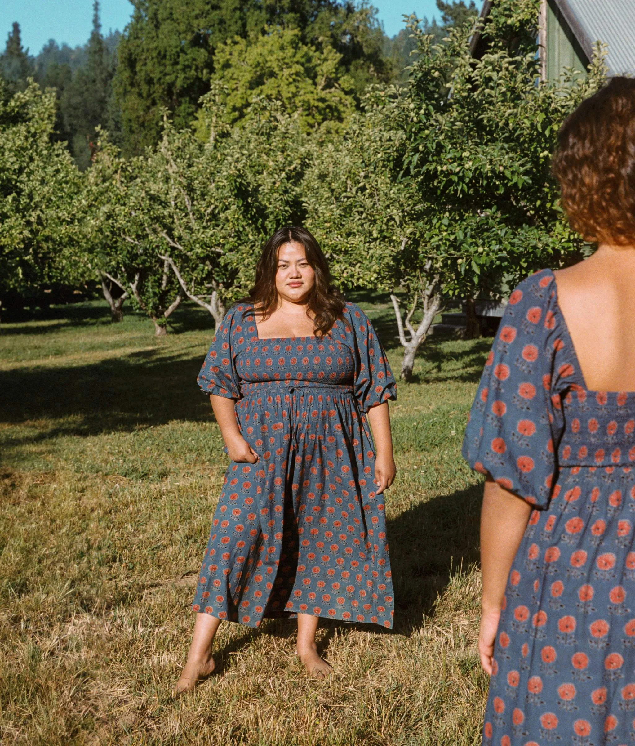 The Katrina Dress Extended | Indigo Sunflower sold by Christy Dawn product image thumbnail 3