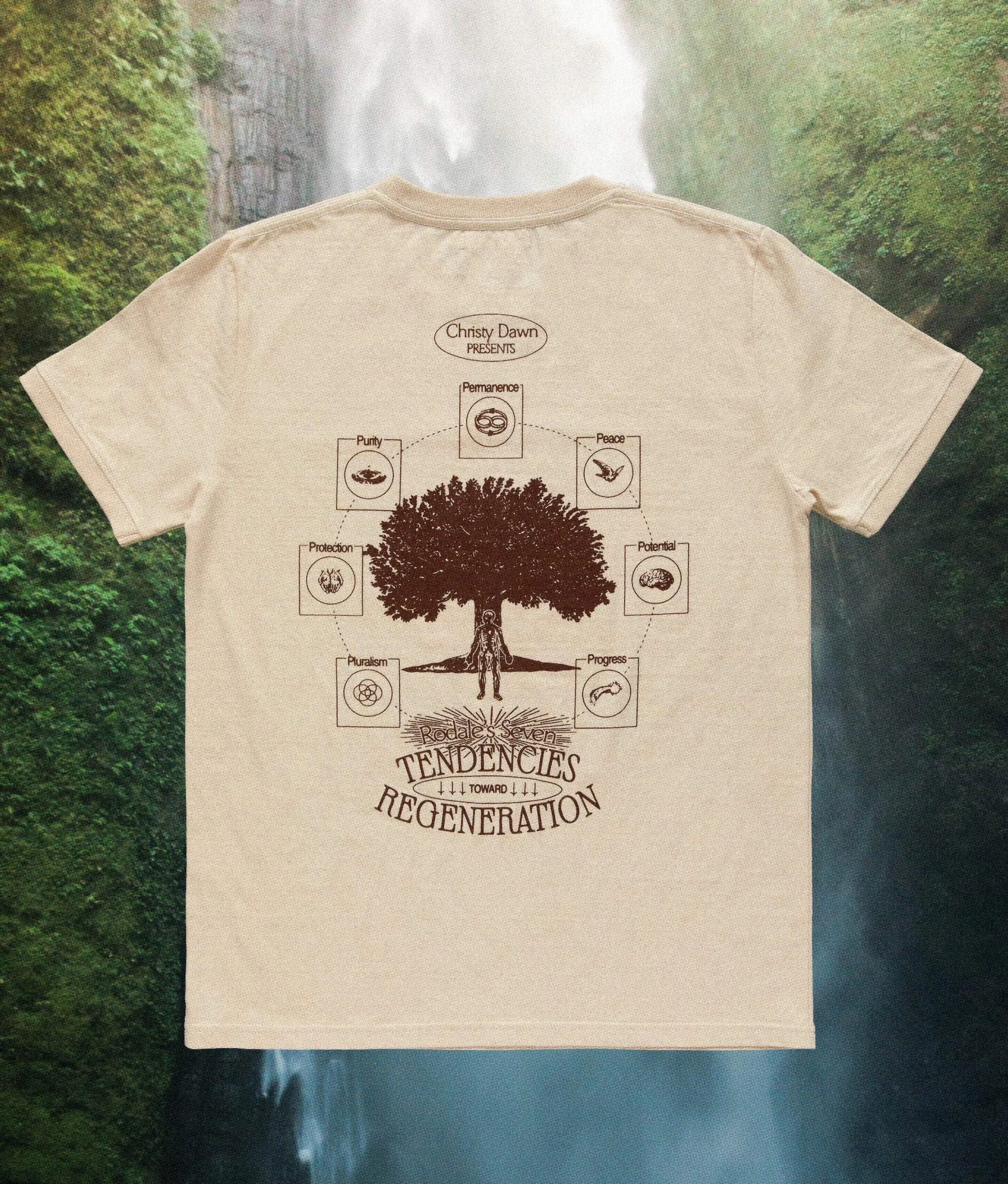 Rodale Short Sleeve Tee | Brown sold by Christy Dawn