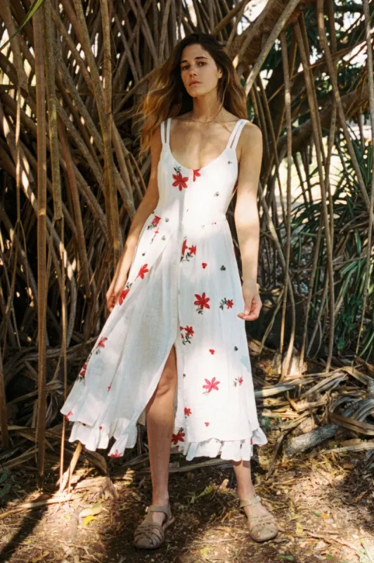 The Nicks Dress | Red Lily Embroider sold by Christy Dawn