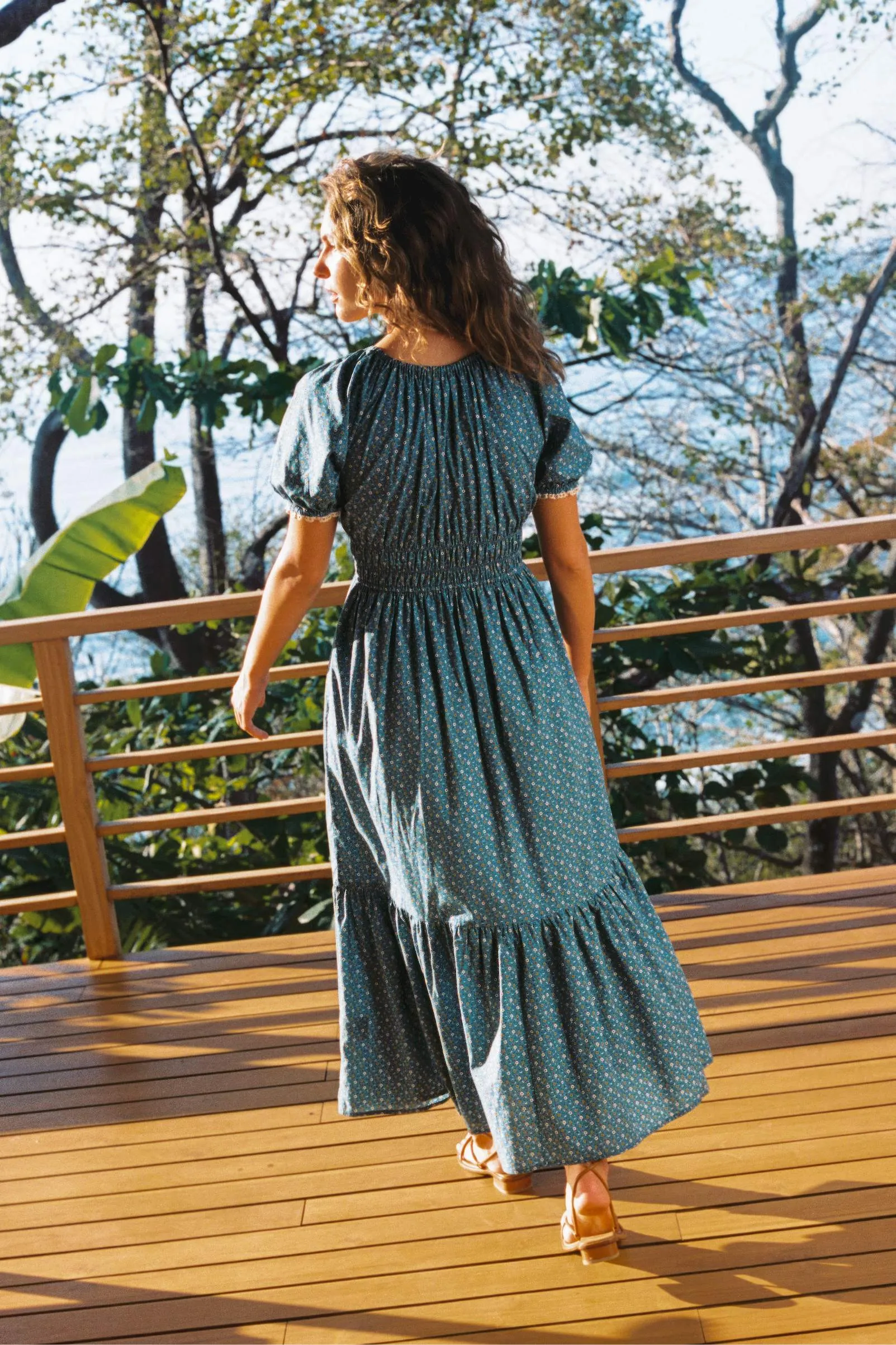 The Brynne Dress | Essence Blue sold by Christy Dawn product image thumbnail 5