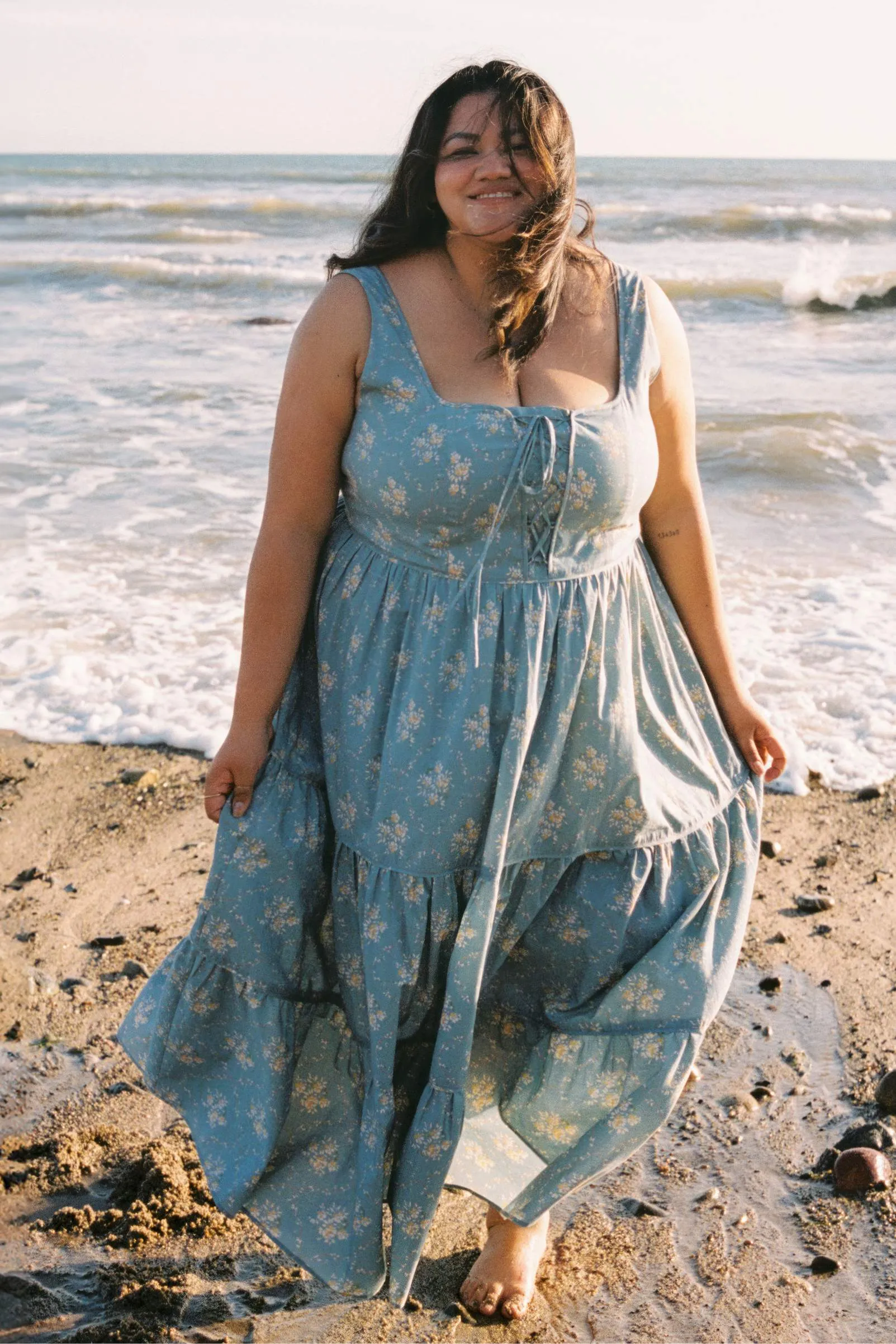 The Adele Dress Extended | Spruce Bouquet sold by Christy Dawn product image thumbnail 3