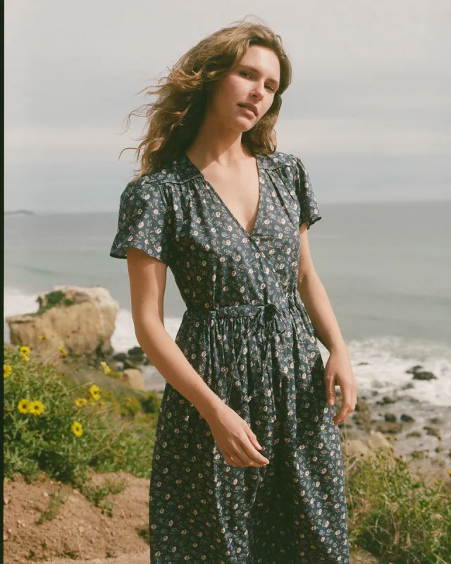The Dawn Dress | Oat Straw Blue sold by Christy Dawn