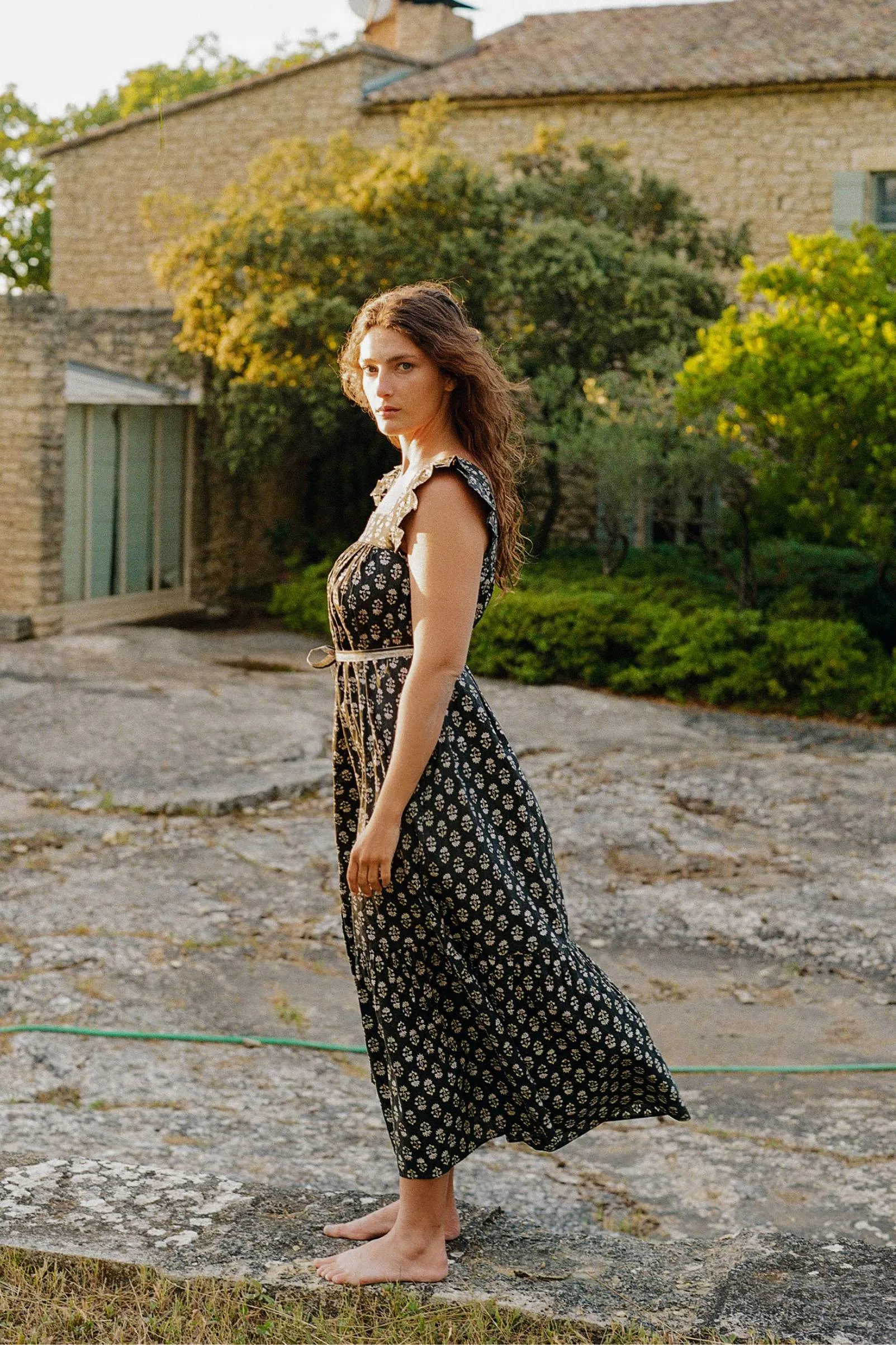 The Benny Dress | Night Sunflower sold by Christy Dawn product image thumbnail 5