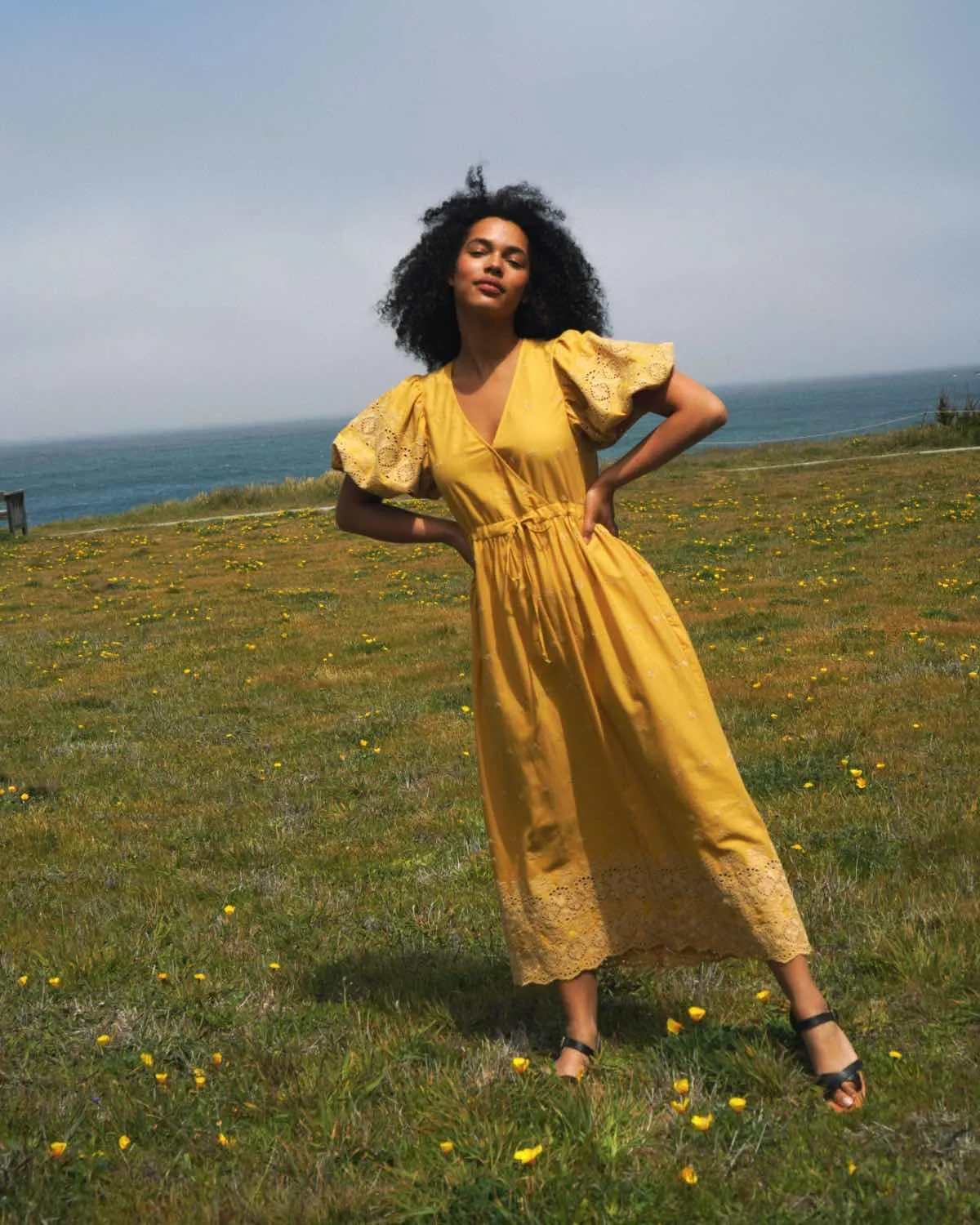 The Dahlia Dress | Chamomile Embroider sold by Christy Dawn