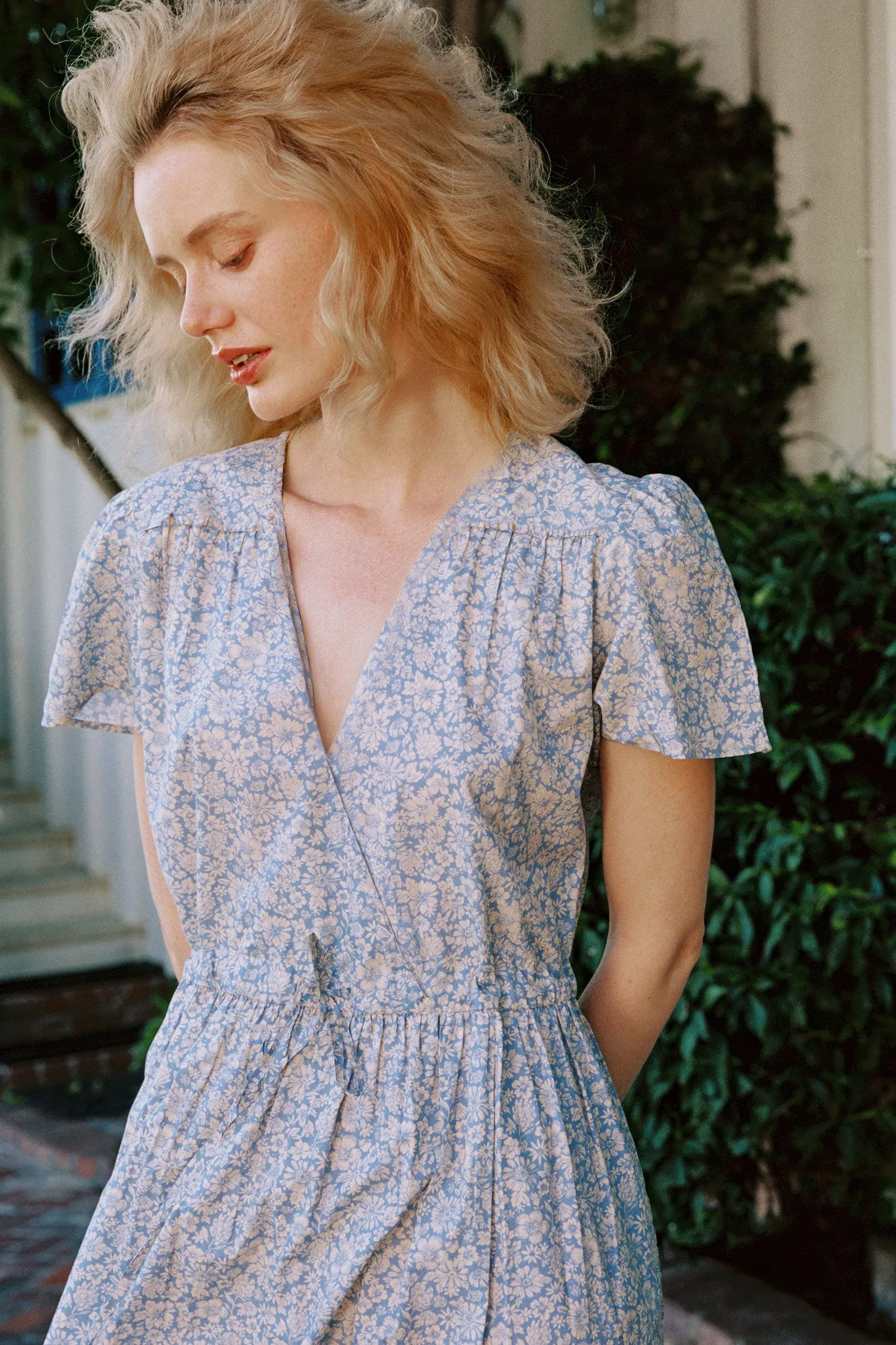 The Dawn Dress | Daisies Blue sold by Christy Dawn