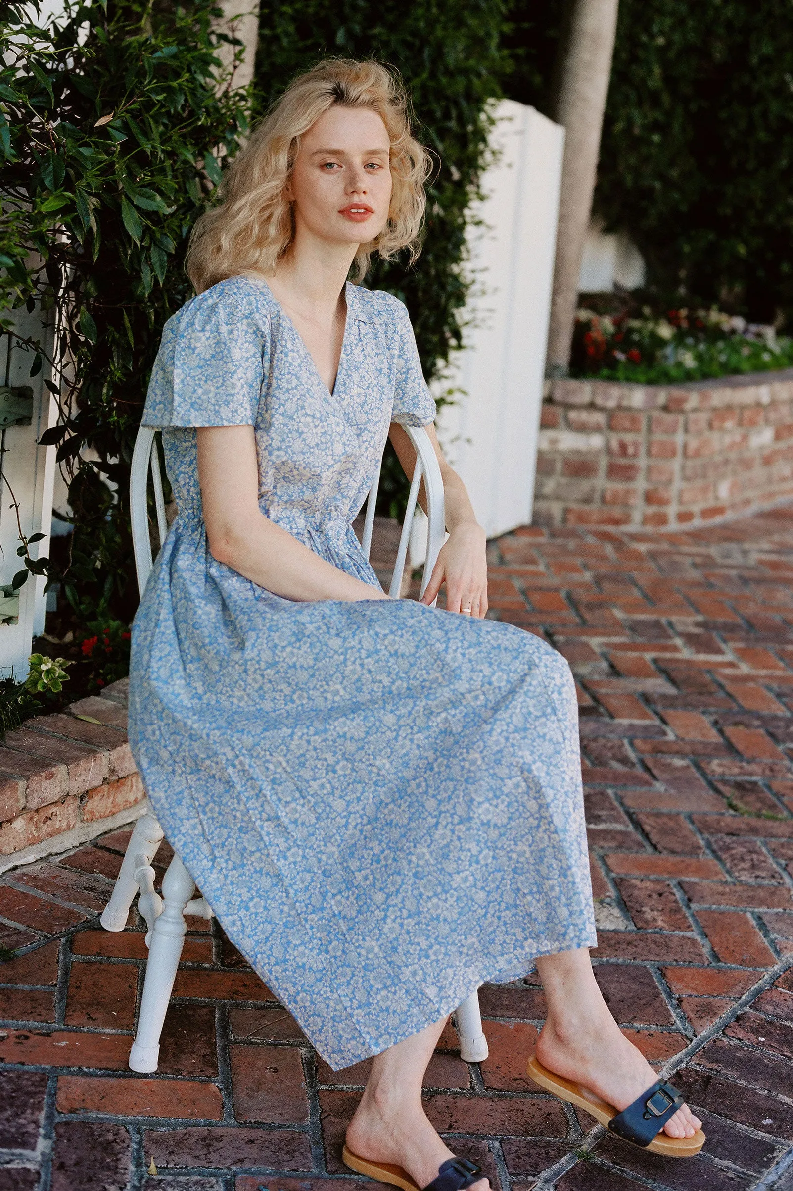 The Dawn Dress | Daisies Blue sold by Christy Dawn product image thumbnail 5
