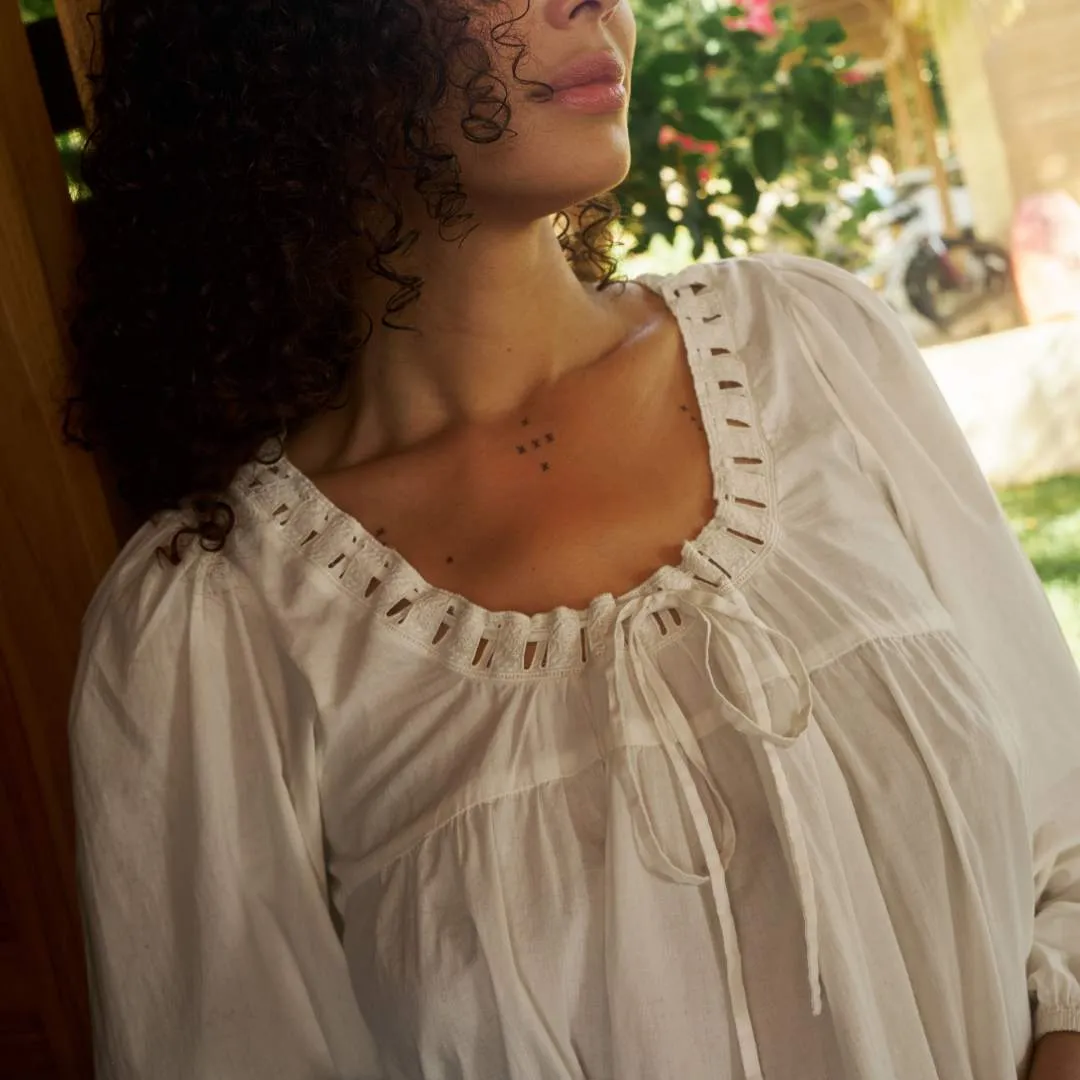The Cale Blouse | Pearl sold by Christy Dawn product image thumbnail 5