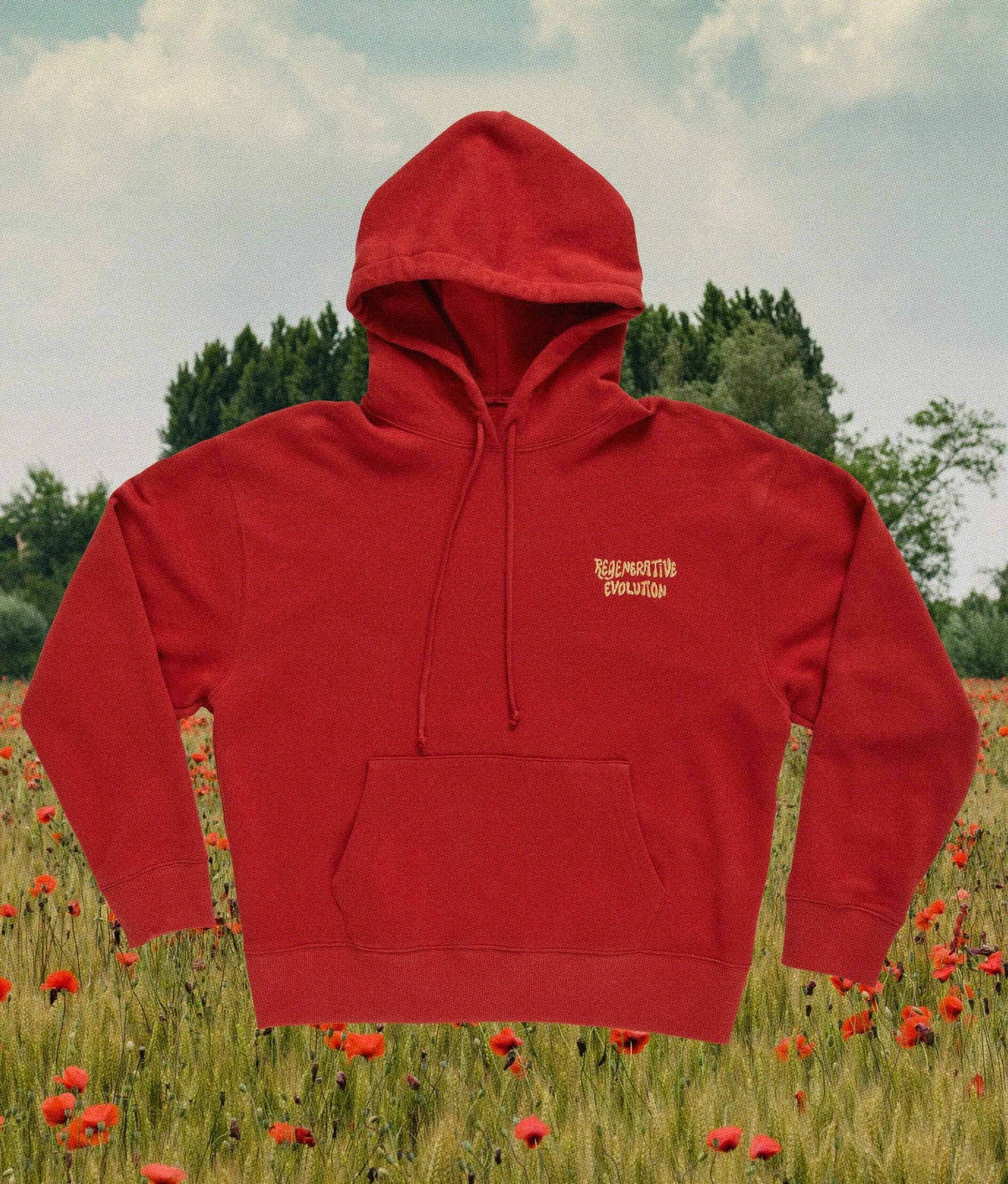 Plants Heal Hoodie | Red sold by Christy Dawn product image thumbnail 5
