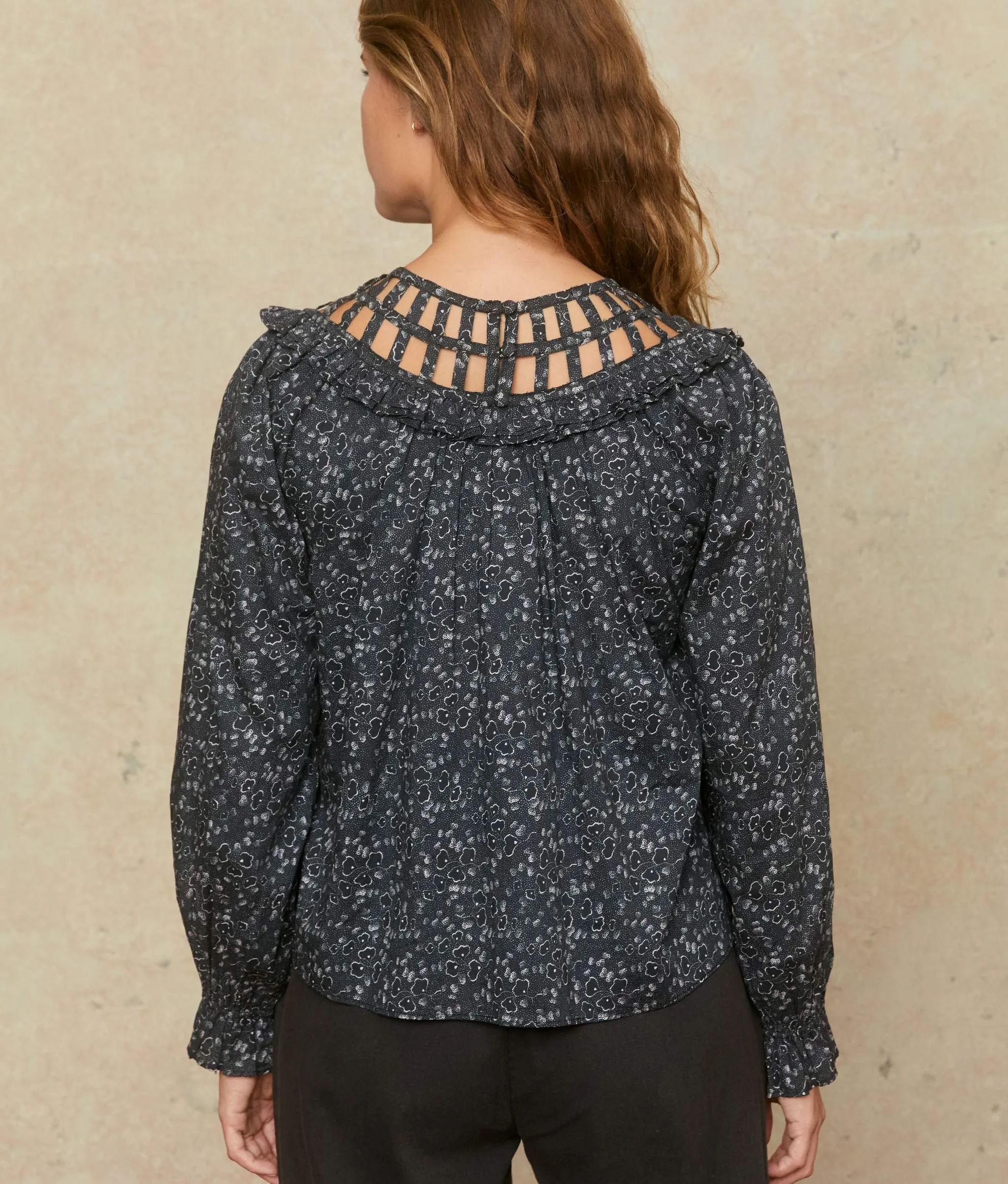 The Sydney Blouse | Ginkgo Black sold by Christy Dawn product image thumbnail 5