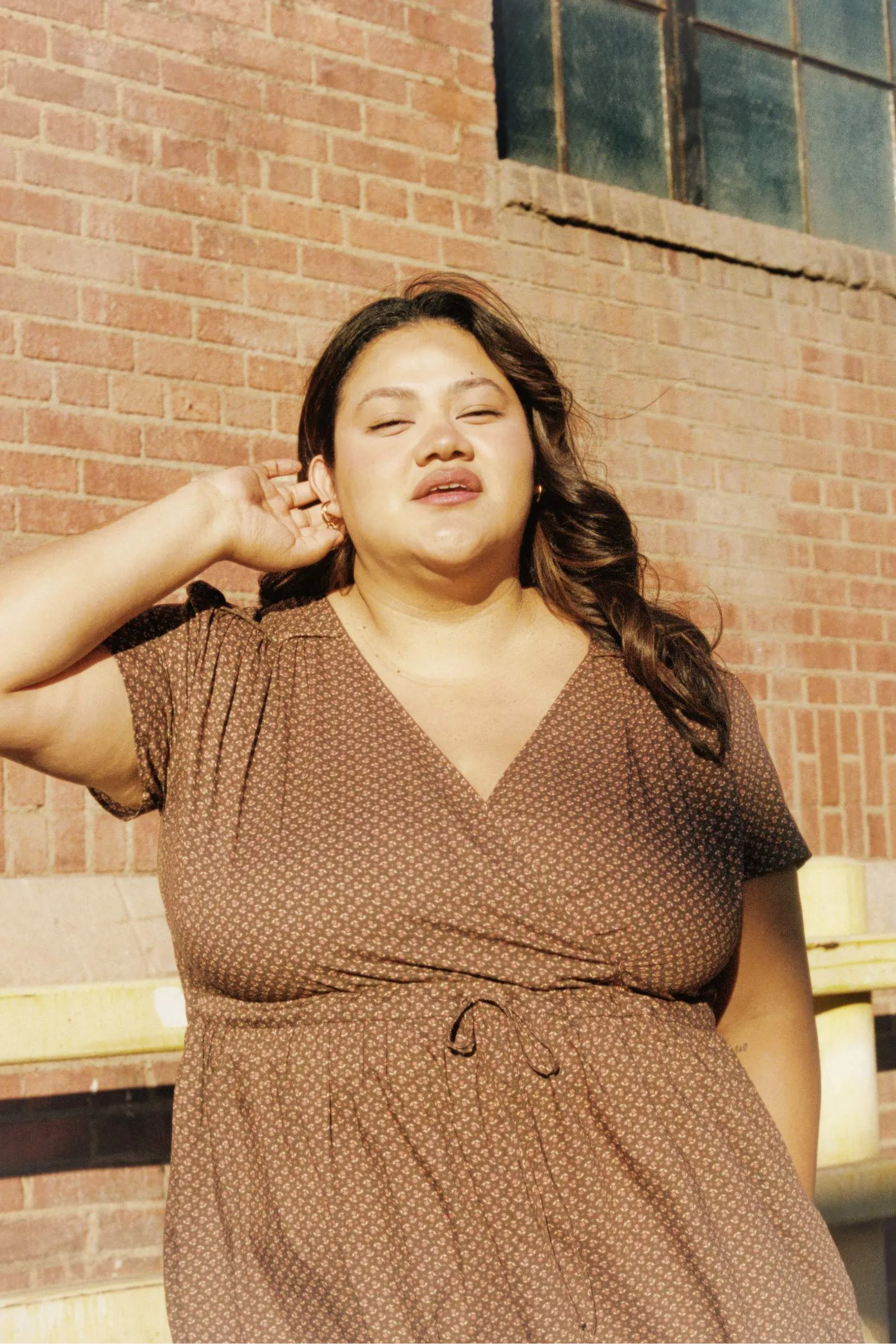 The Dawn Dress Extended | Geo Ditsy Hickory sold by Christy Dawn product image thumbnail 2