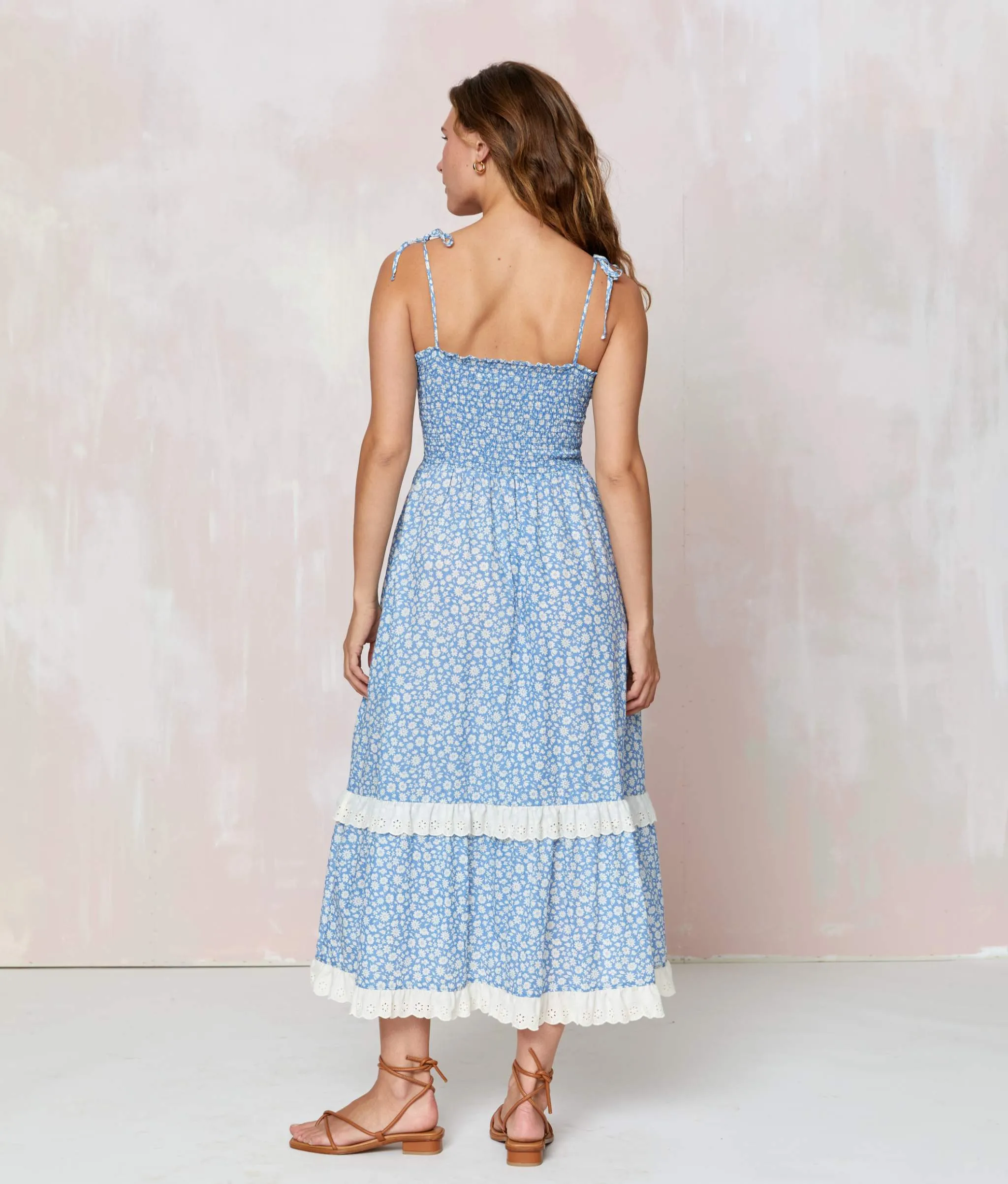 The Emma Dress | Blue Calendula sold by Christy Dawn product image thumbnail 5