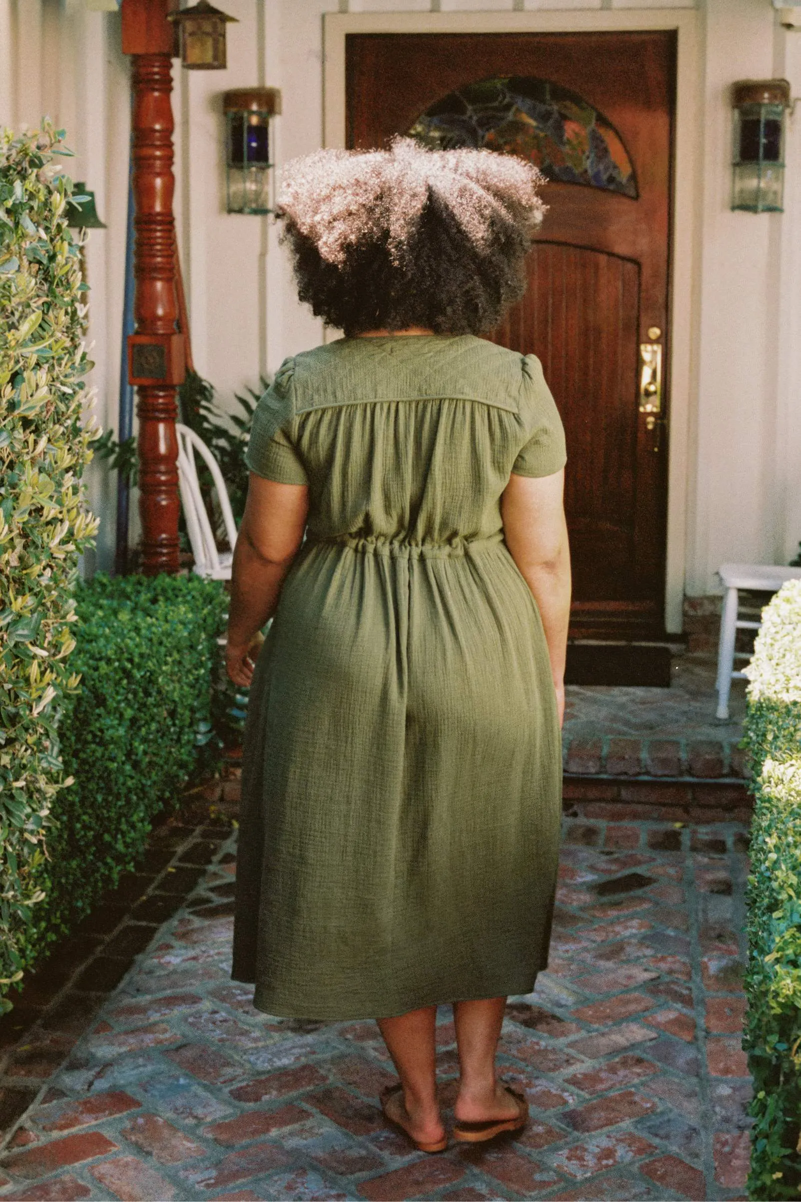 The Dawn Dress Extended | Forest Gauze sold by Christy Dawn product image thumbnail 3