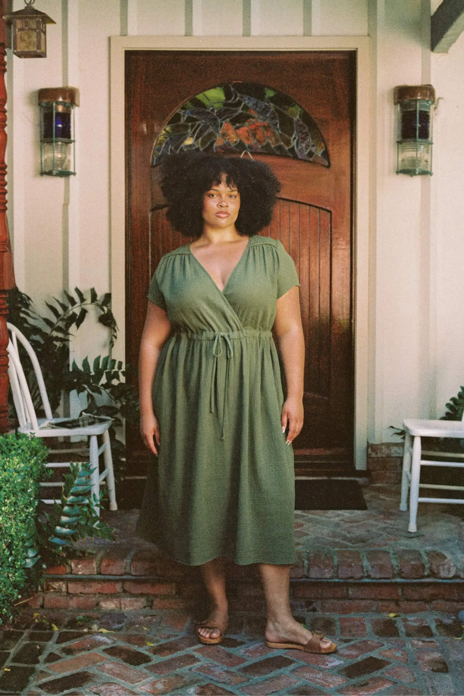 The Dawn Dress Extended | Forest Gauze sold by Christy Dawn product image thumbnail 2