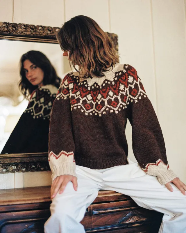 The Francesca Sweater | Umber sold by Christy Dawn