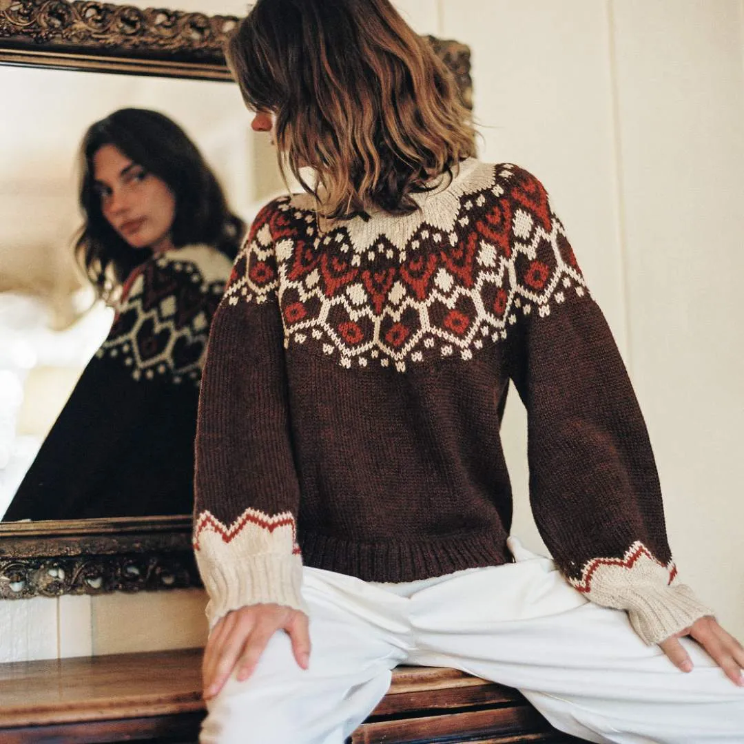 The Francesca Sweater | Umber sold by Christy Dawn product image thumbnail 2