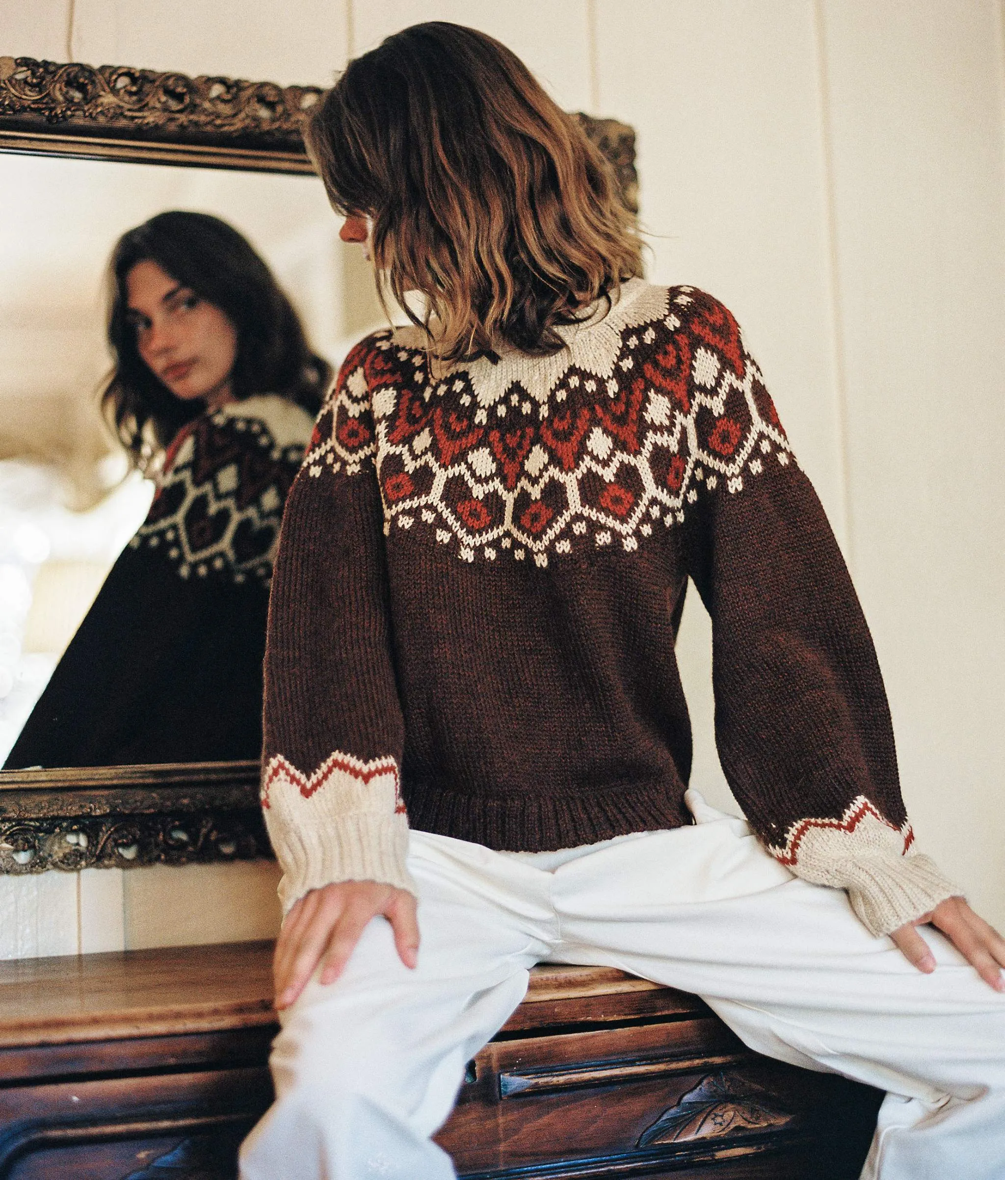 The Francesca Sweater | Umber sold by Christy Dawn product image thumbnail 3