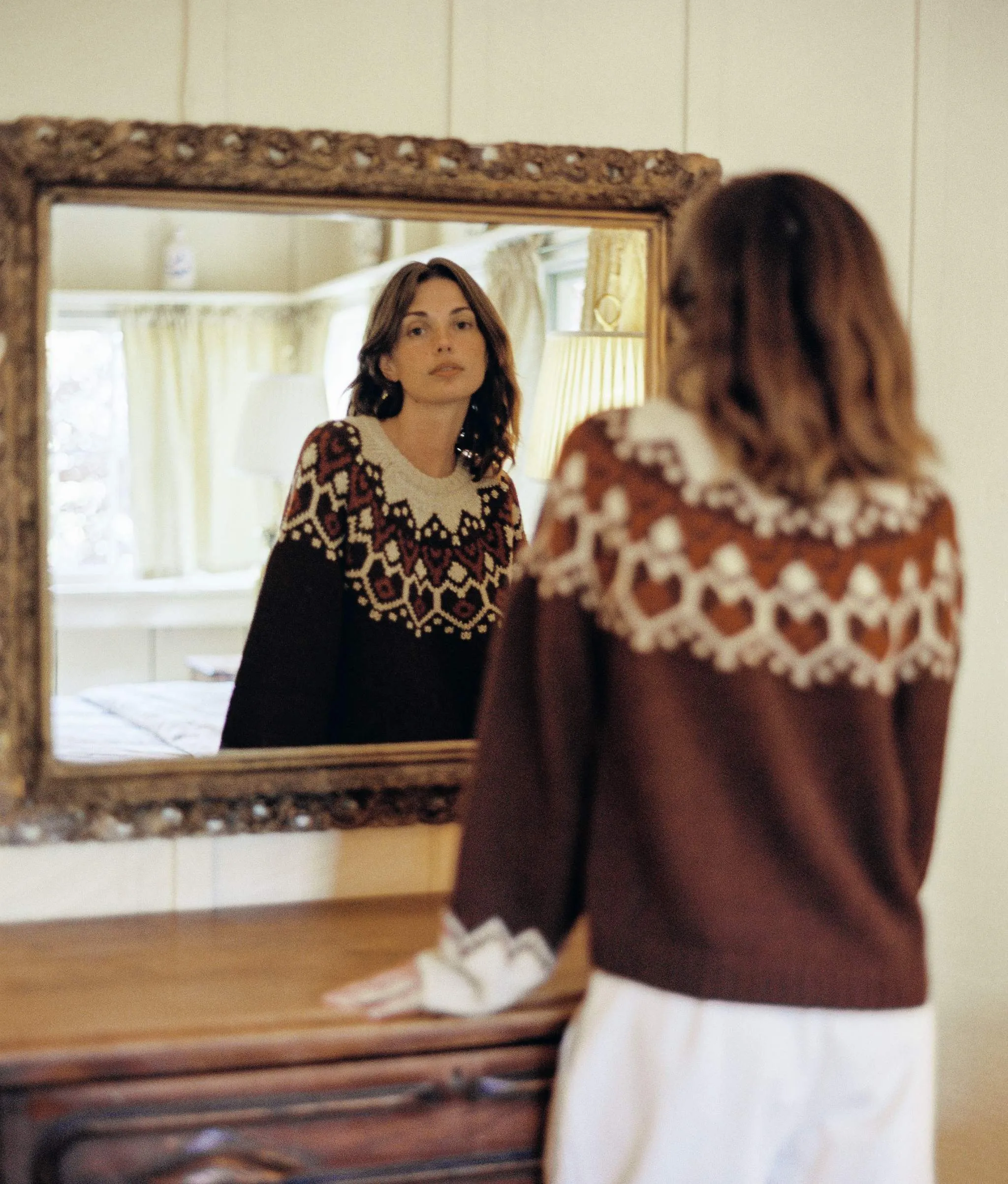 The Francesca Sweater | Umber sold by Christy Dawn product image thumbnail 4