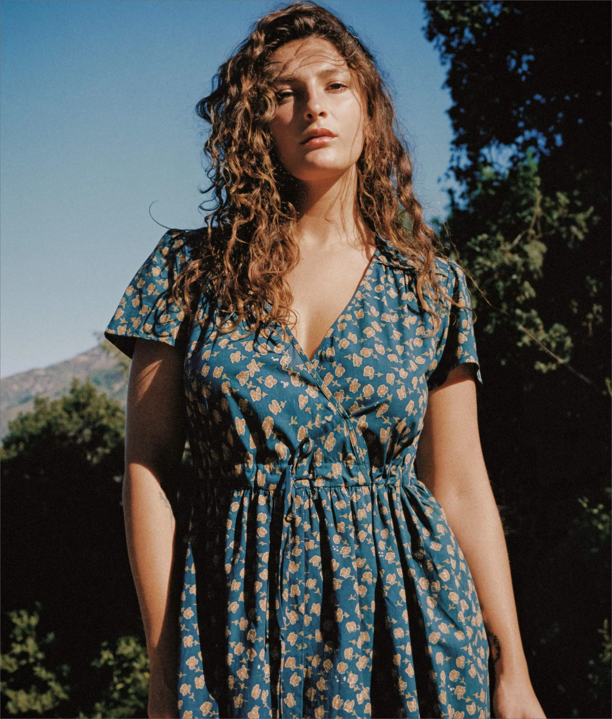 The Dawn Dress | Navy Poppy sold by Christy Dawn product image thumbnail 2