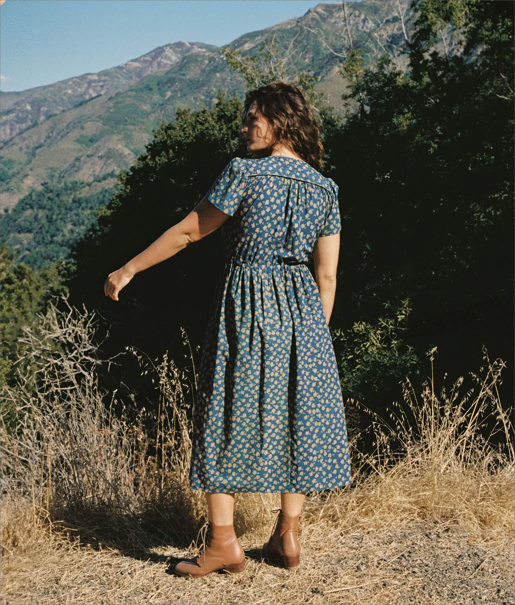 The Dawn Dress | Navy Poppy sold by Christy Dawn product image thumbnail 4
