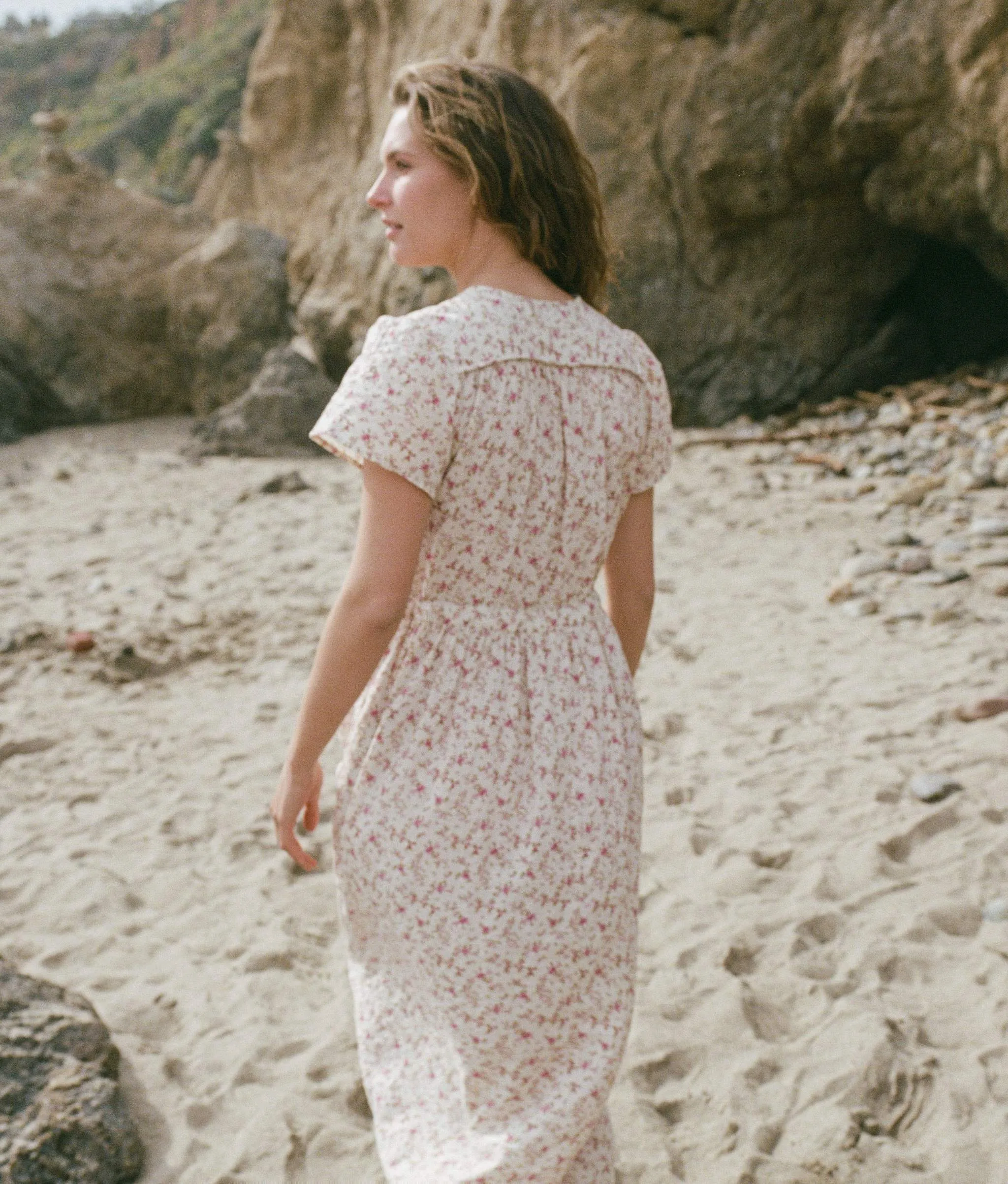 The Dawn Dress Petites | Tea Rose sold by Christy Dawn product image thumbnail 4