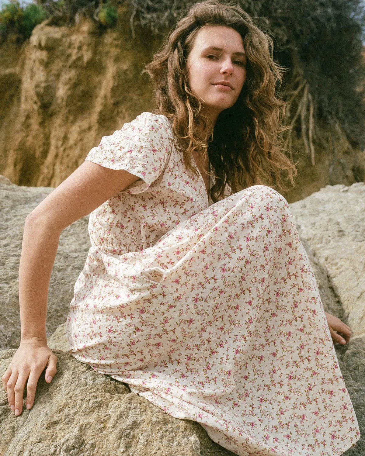 The Dawn Dress Petites | Tea Rose sold by Christy Dawn