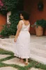The Nicks Dress Extended | Cream Garden sold by Christy Dawn