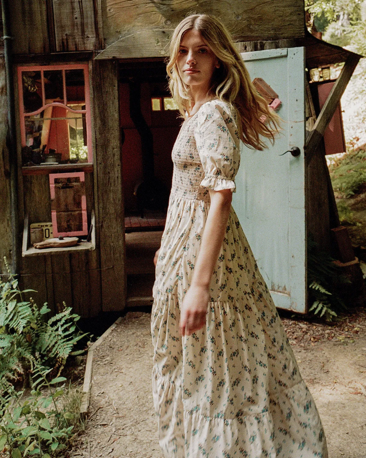 The Brooklyn Dress | Mums Ditsy Cream sold by Christy Dawn