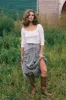 The Rhoda Skirt | Slate Gingham sold by Christy Dawn