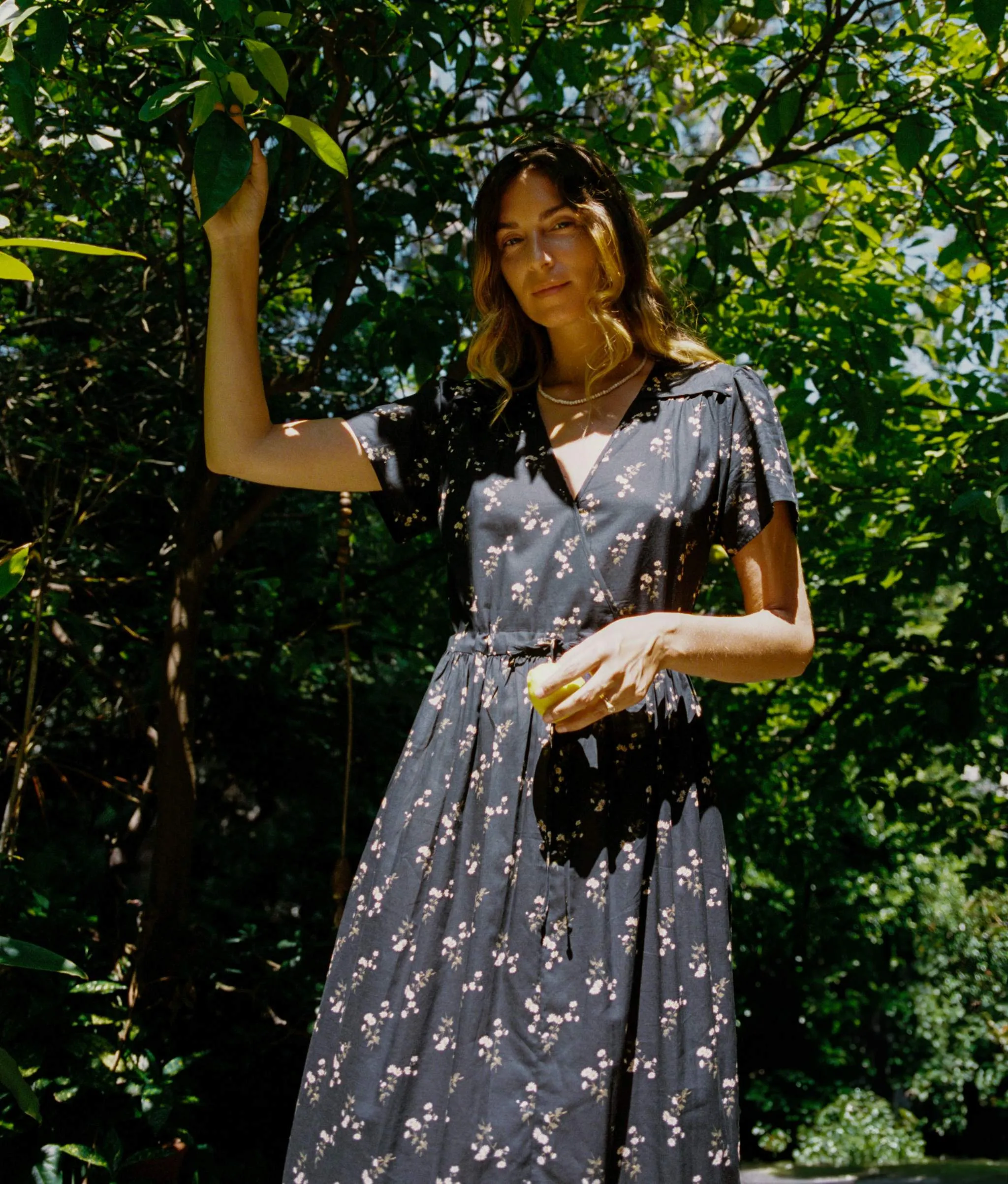 The Dawn Dress Petites | Noir Dancing Chamomile sold by Christy Dawn product image thumbnail 5