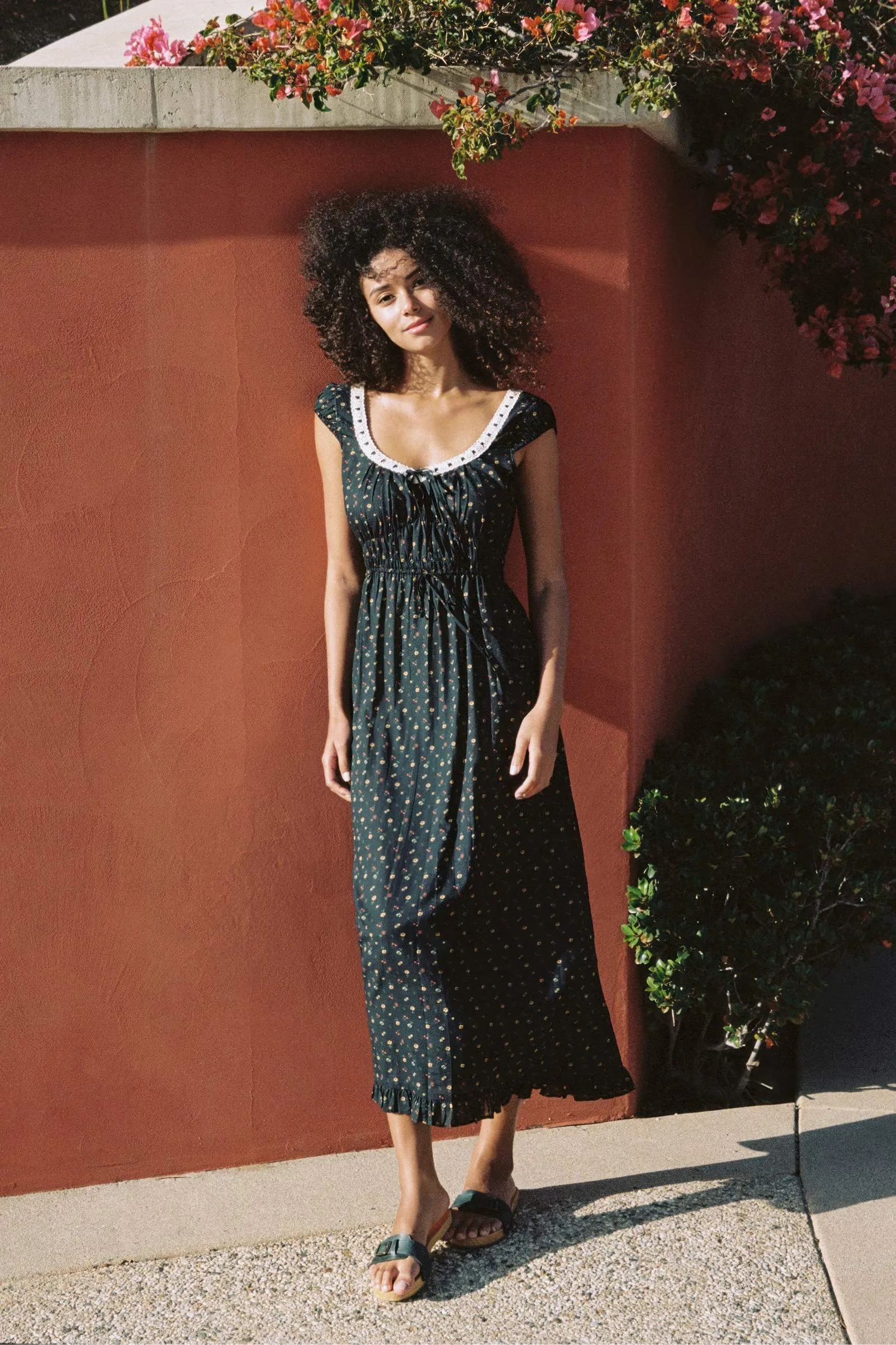 The Kelly Dress | Black Aster Garden sold by Christy Dawn product image thumbnail 2