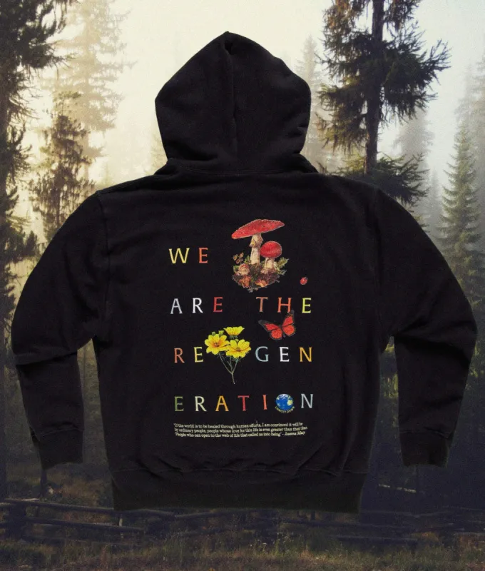 Regeneration Hoodie | Black Rainbow sold by Christy Dawn