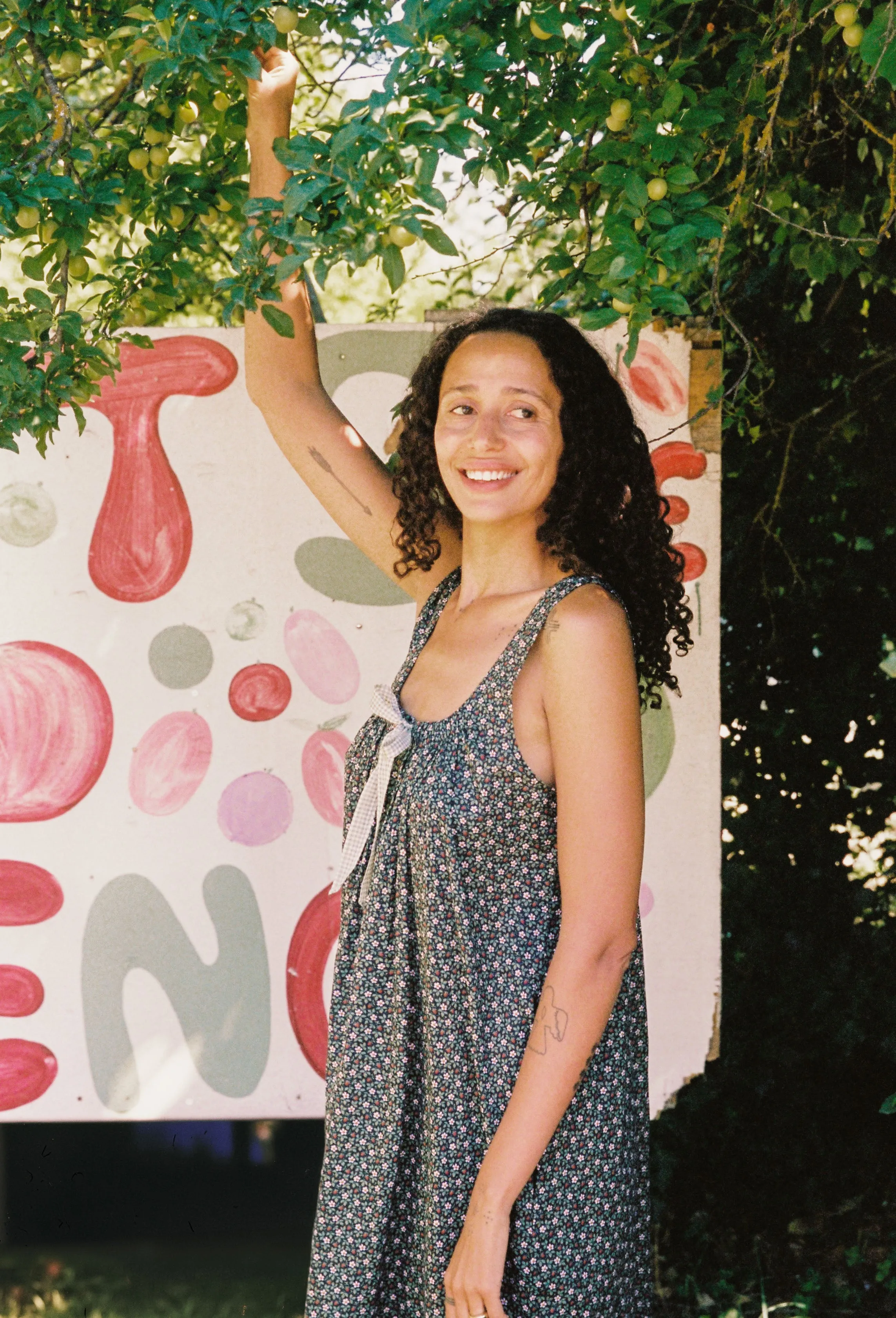 The Muriel Dress | Night Strawberry sold by Christy Dawn product image thumbnail 4