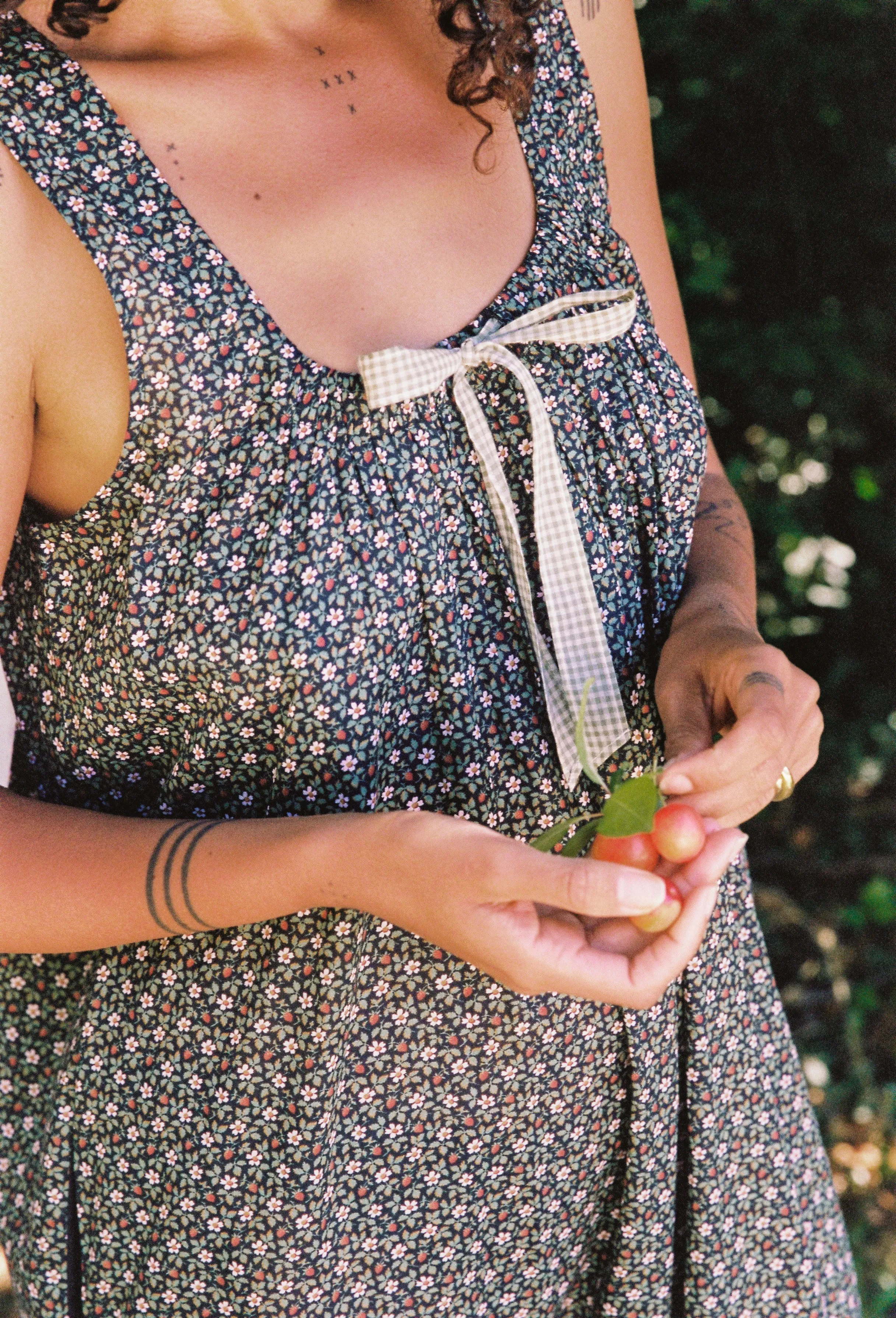 The Muriel Dress | Night Strawberry sold by Christy Dawn product image thumbnail 3