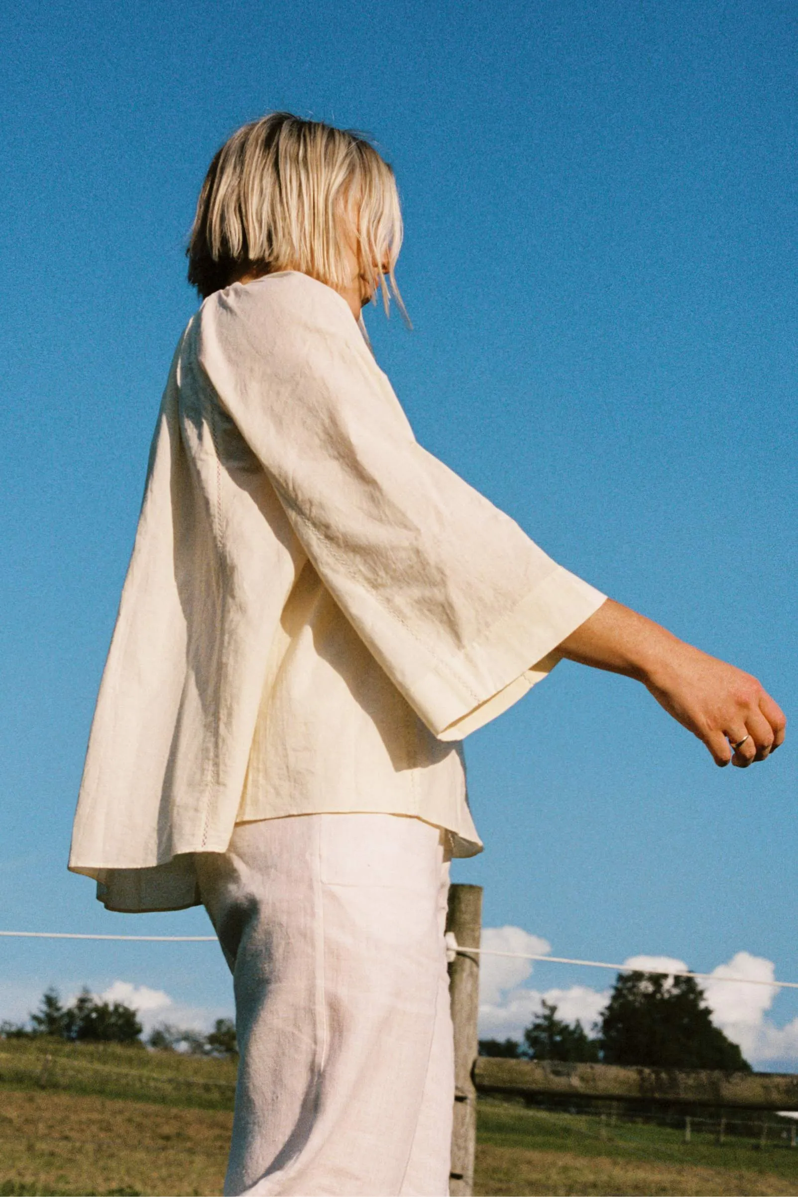The Lorena Blouse | Chamomile Khadi sold by Christy Dawn product image thumbnail 3