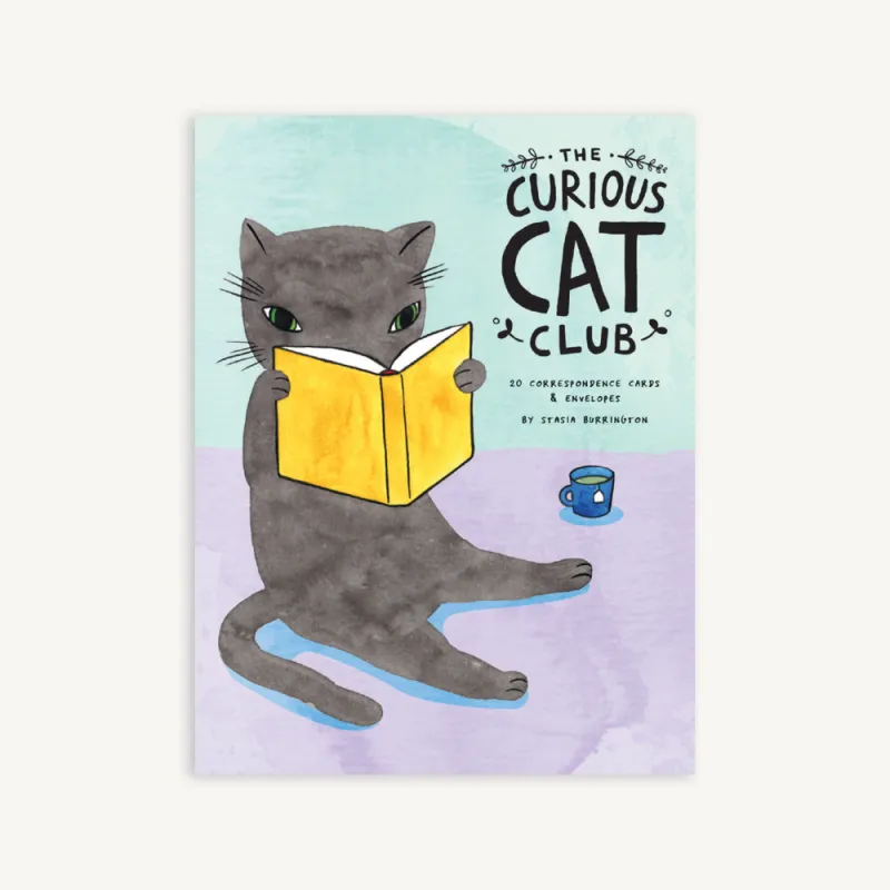 The Curious Cat Club Correspondence Cards made by Chronicle Books