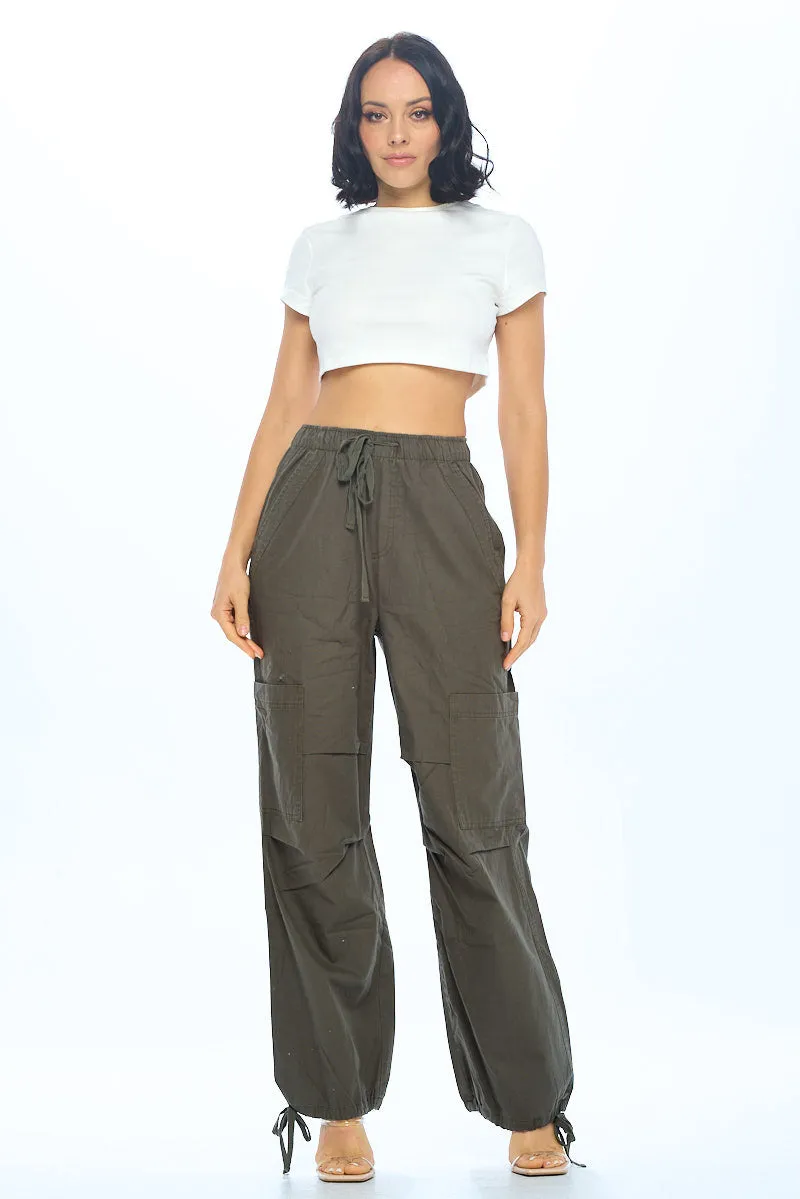 Ci Sono Wide-Leg Jogger Pants sold by Ci Sono