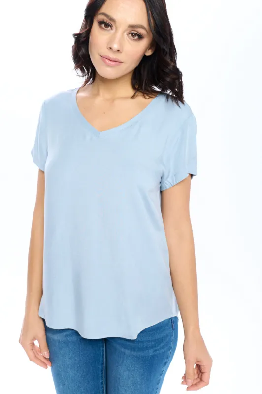 Ci Sono Essential V-Neck Tee sold by Ci Sono
