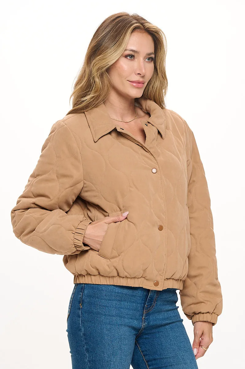 CI Sono Classic Quilted Jacket sold by Ci Sono product image thumbnail 3